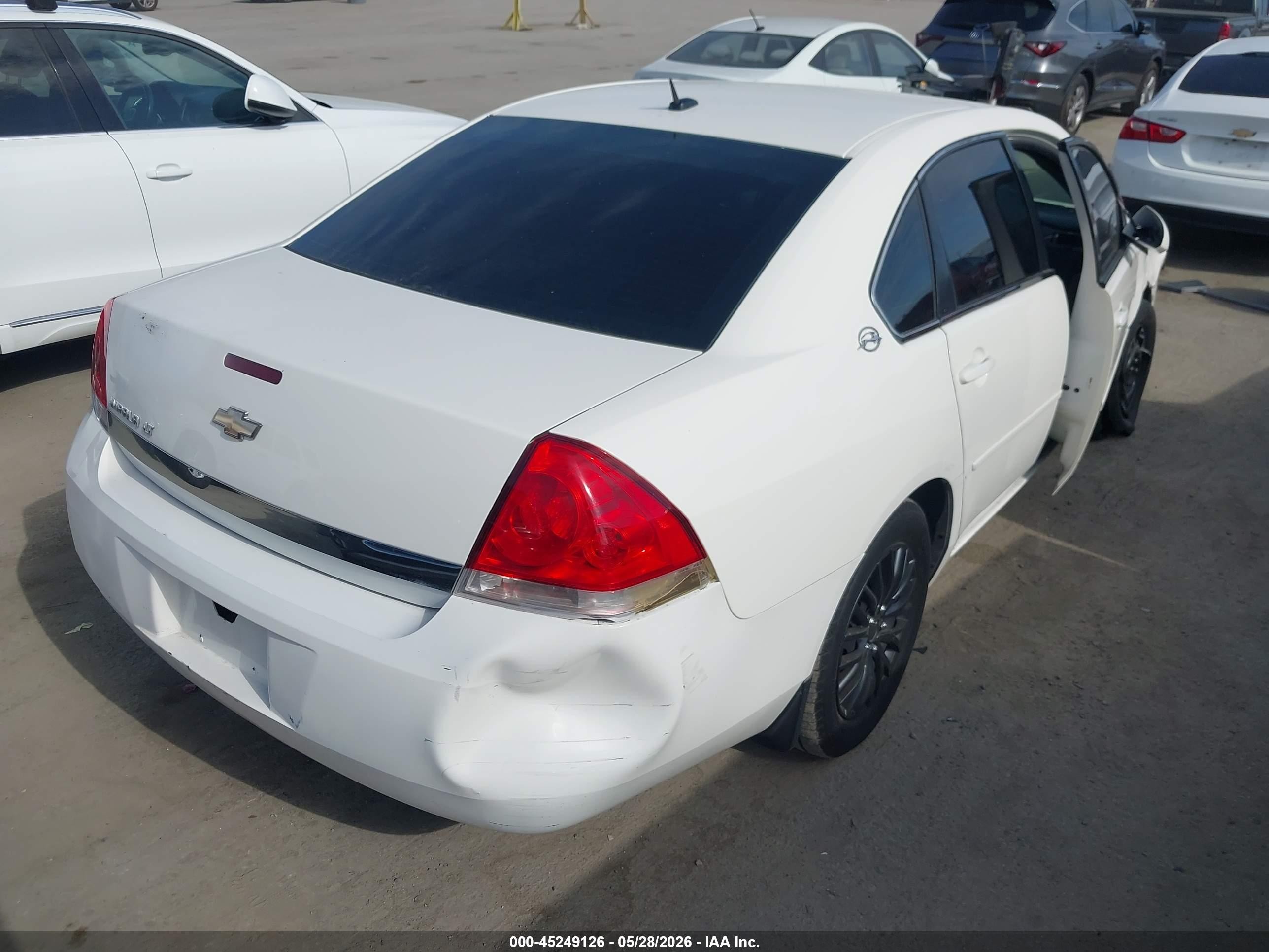 2006 Chevrolet Impala Lt White vin: 2G1WT58KX69356838