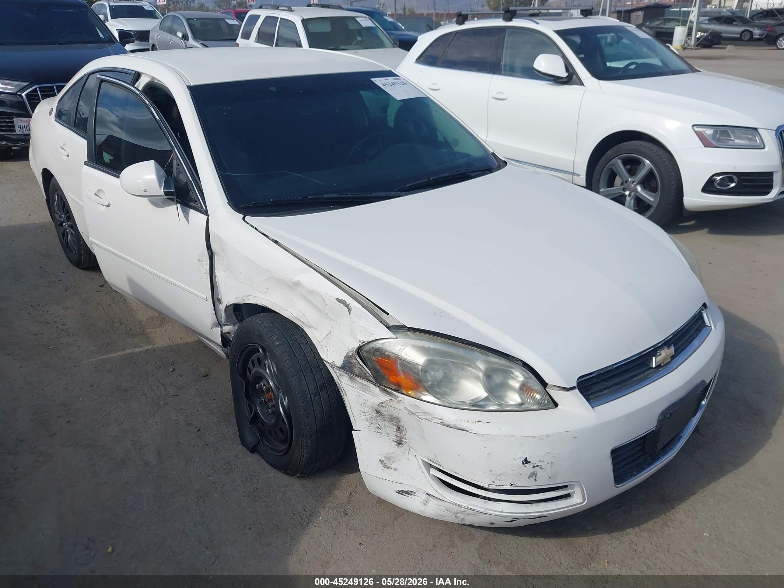 2006 Chevrolet Impala Lt White vin: 2G1WT58KX69356838