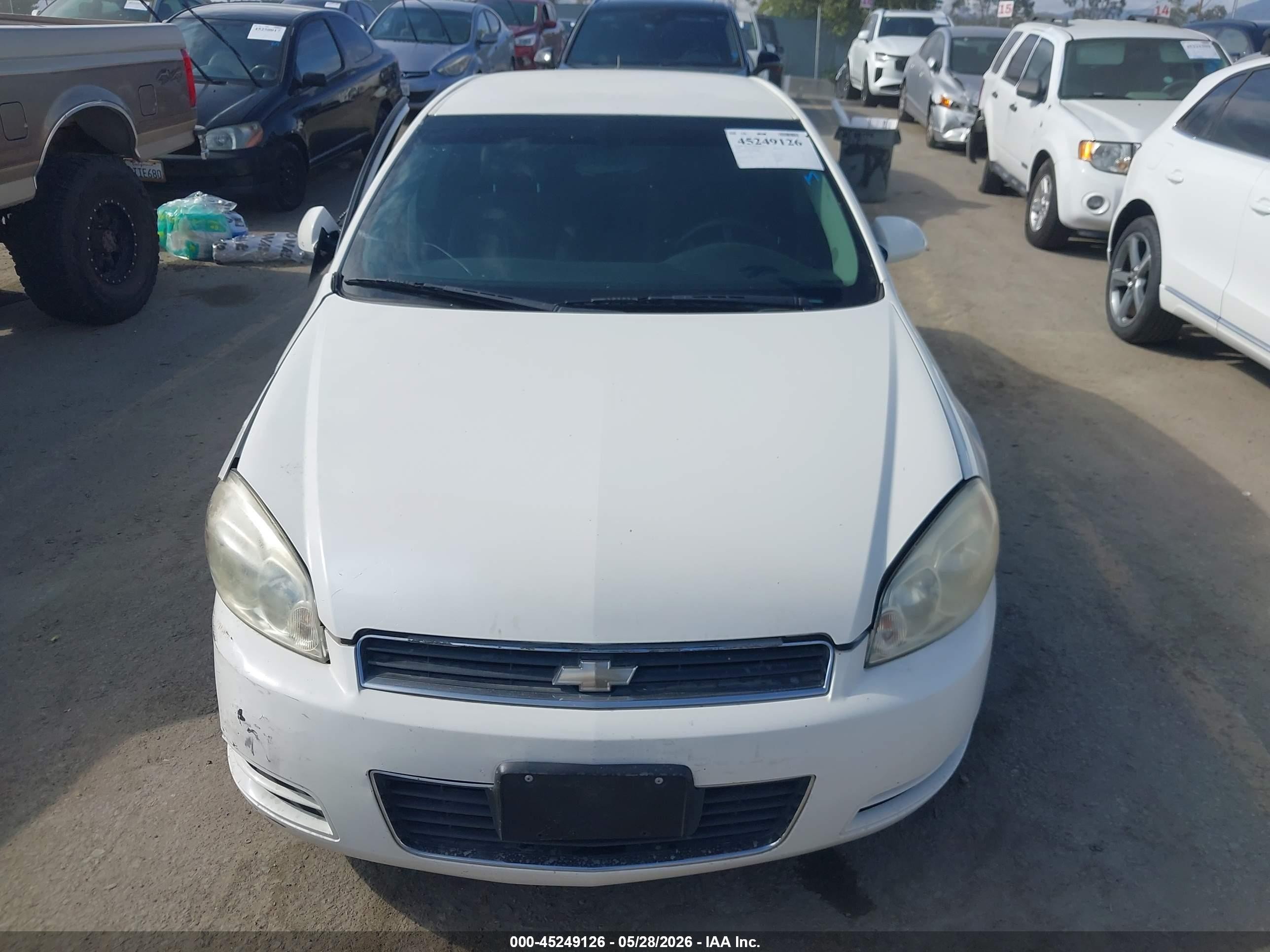 2006 Chevrolet Impala Lt White vin: 2G1WT58KX69356838