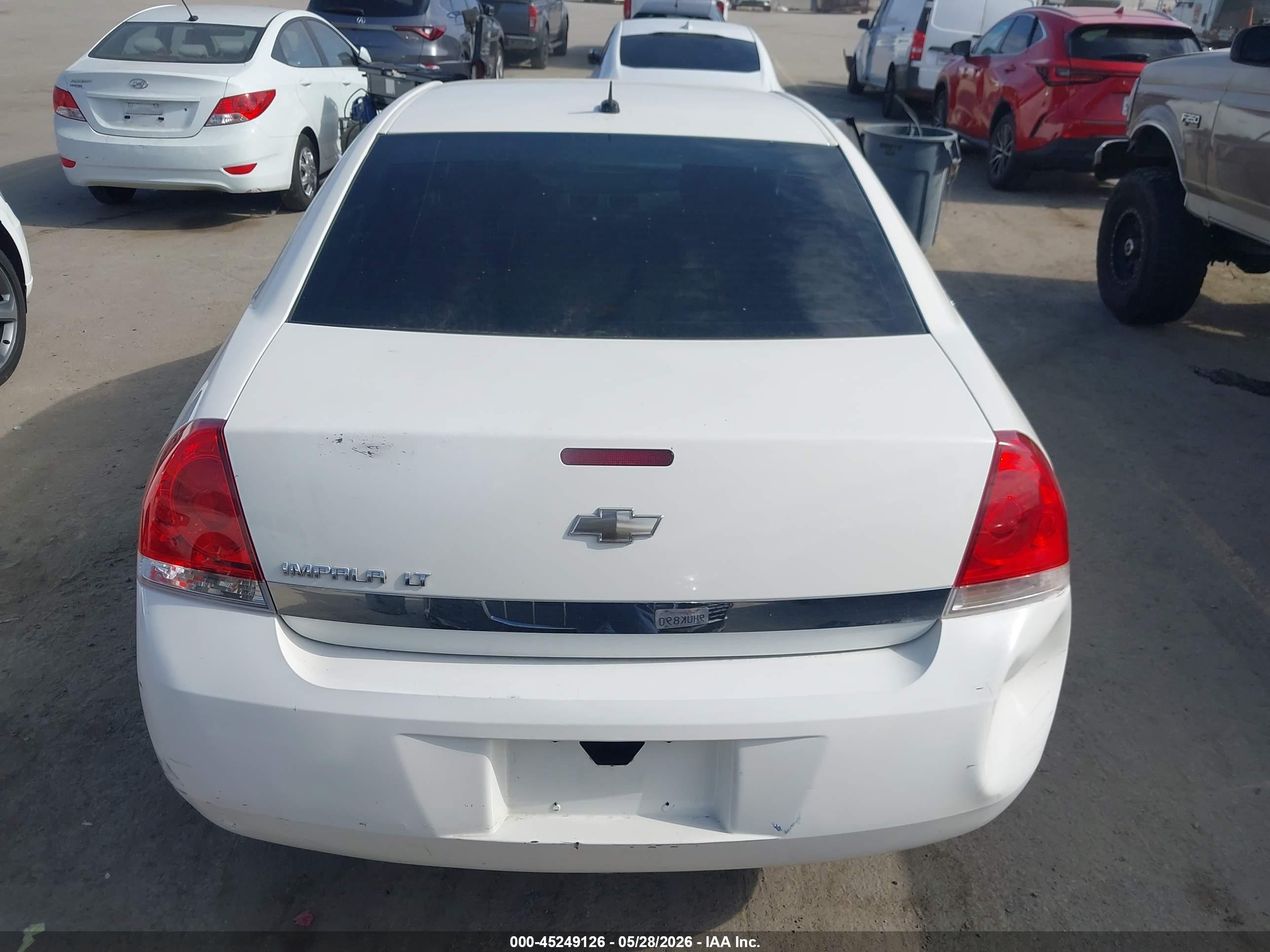 2006 Chevrolet Impala Lt White vin: 2G1WT58KX69356838
