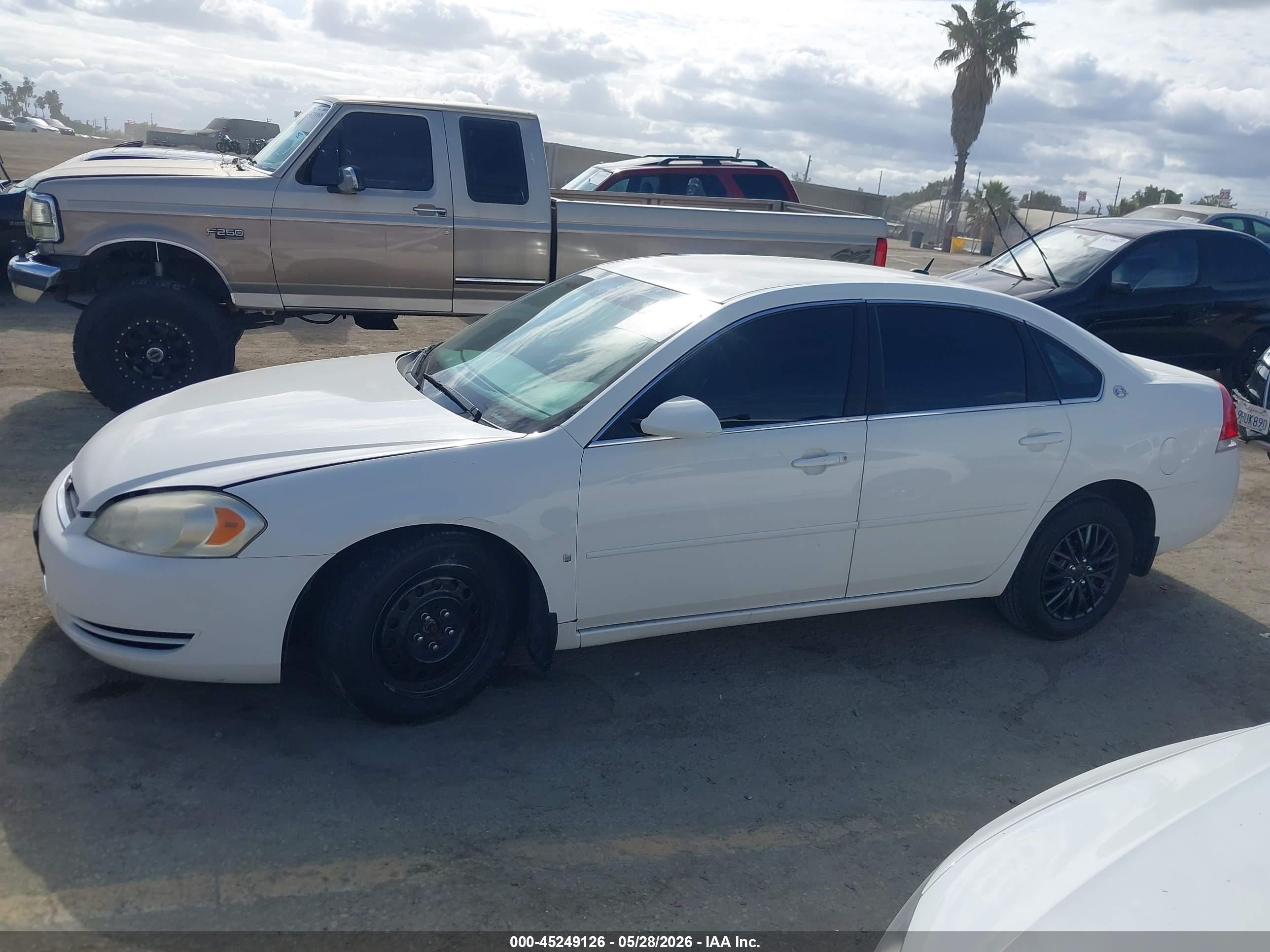2006 Chevrolet Impala Lt White vin: 2G1WT58KX69356838