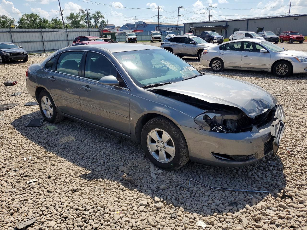 2007 Chevrolet Impala Lt Серебряный vin: 2G1WT58KX79109336