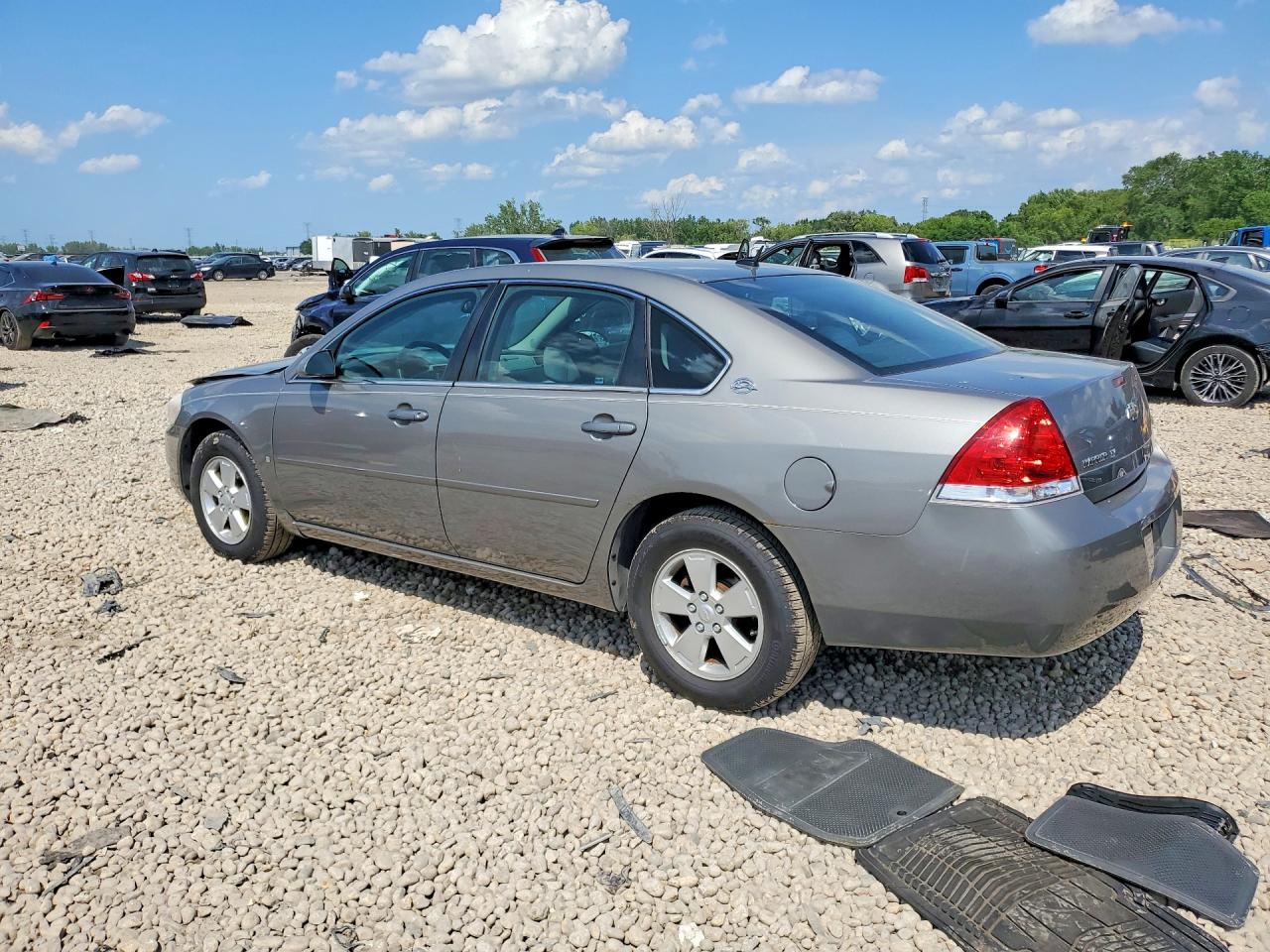 2007 Chevrolet Impala Lt Серебряный vin: 2G1WT58KX79109336