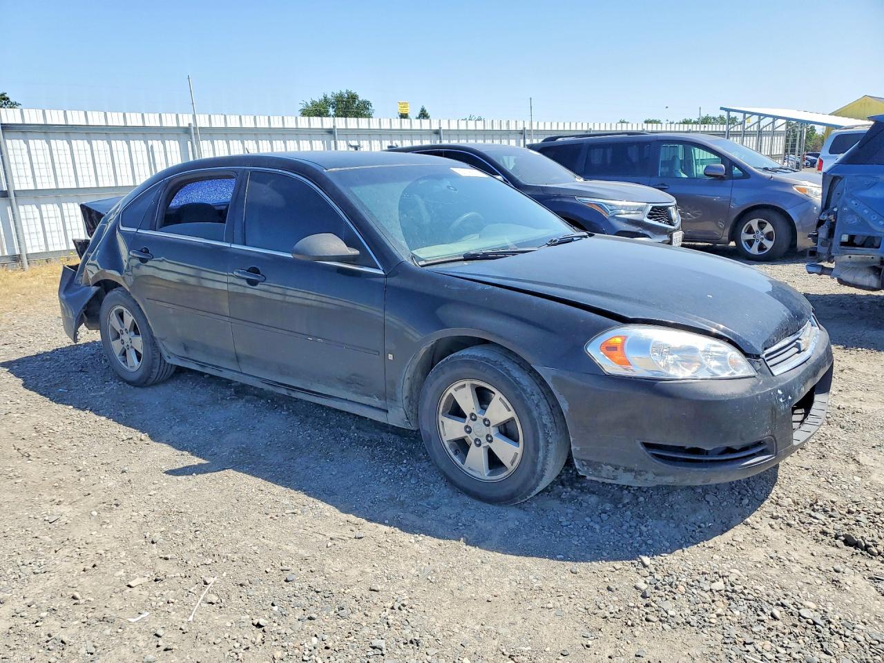 2007 Chevrolet Impala Lt Black vin: 2G1WT58KX79154681