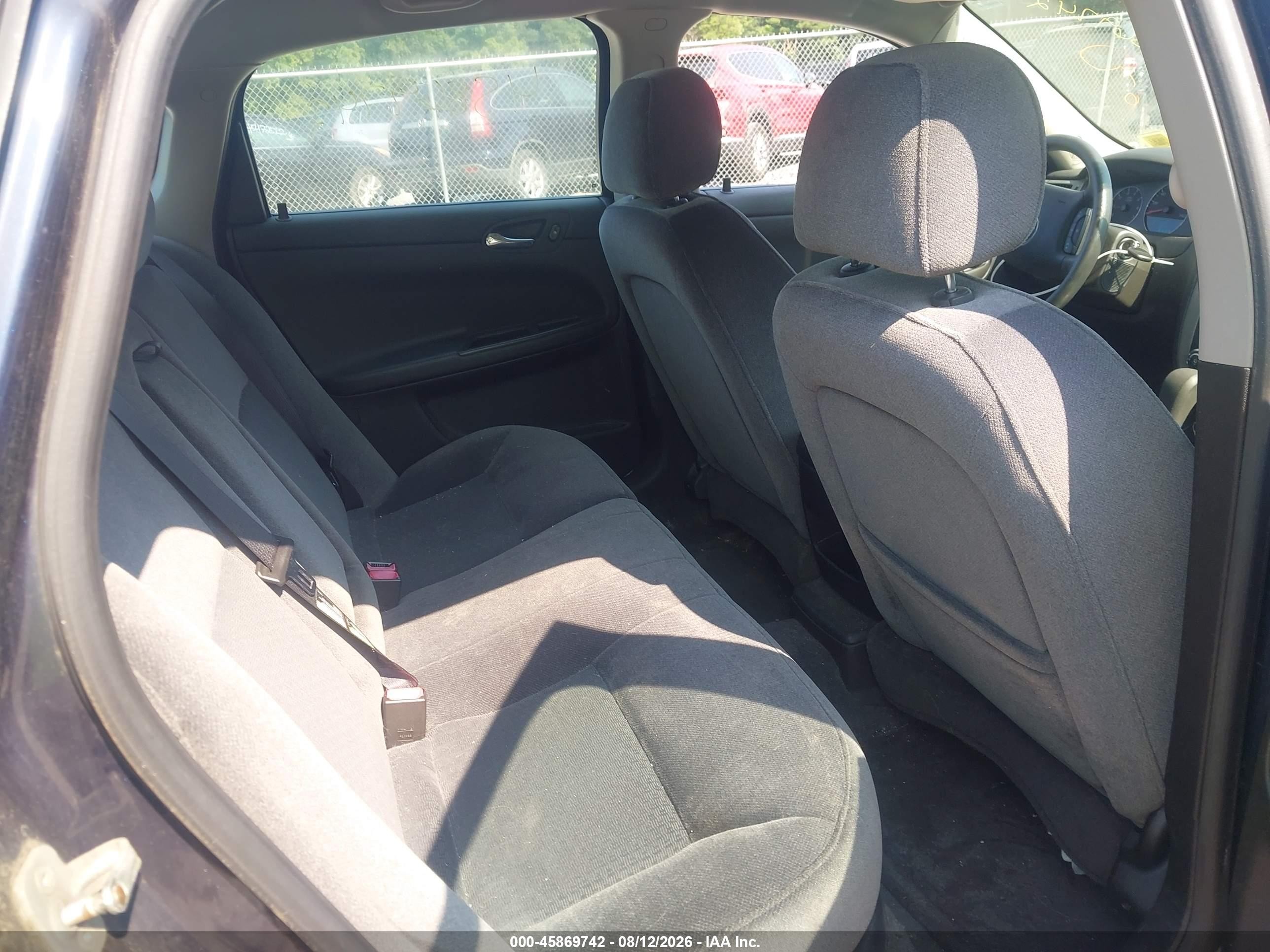 2007 Chevrolet Impala 3.5l Lt Blue vin: 2G1WT58KX79216726
