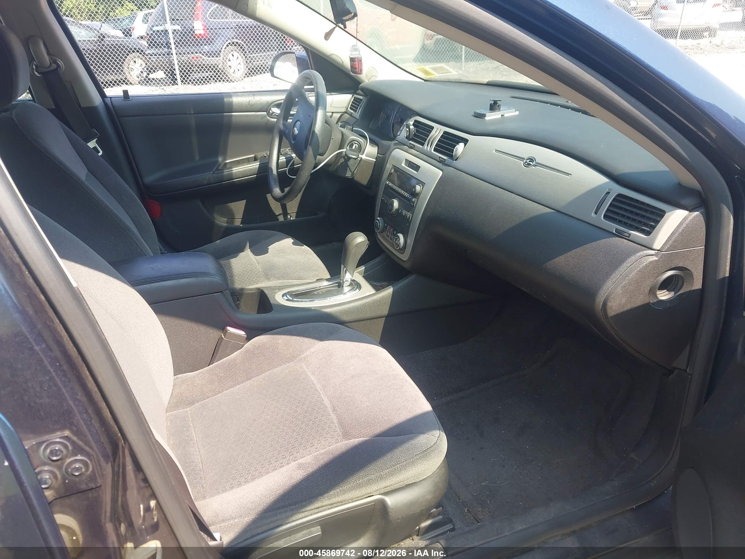 2007 Chevrolet Impala 3.5l Lt Blue vin: 2G1WT58KX79216726