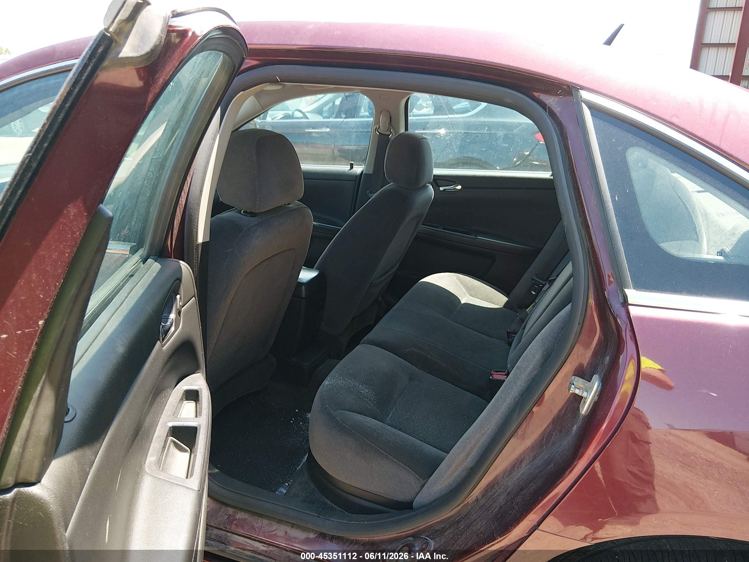 2007 Chevrolet Impala Lt Purple vin: 2G1WT58KX79241125