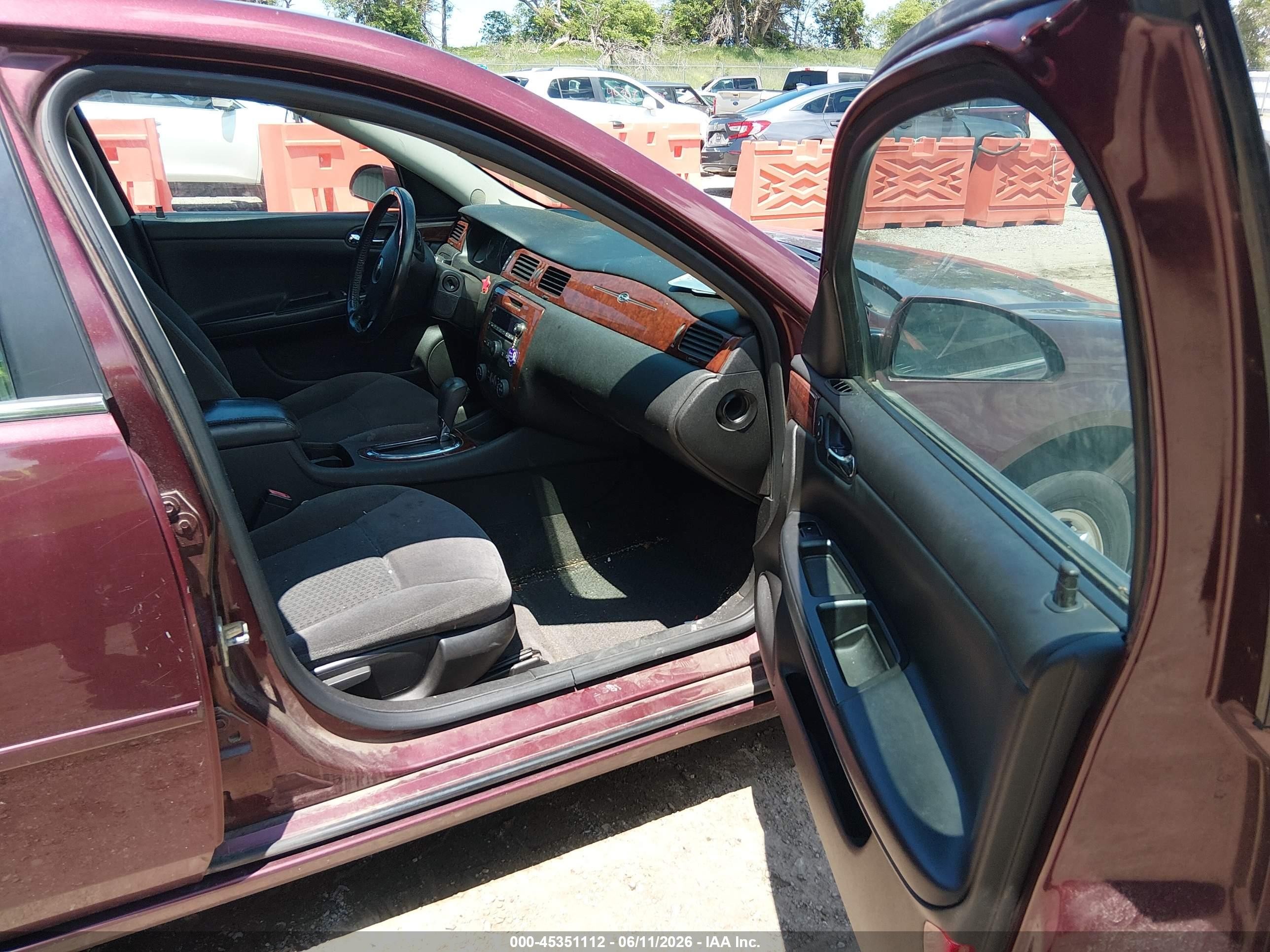 2007 Chevrolet Impala Lt Purple vin: 2G1WT58KX79241125