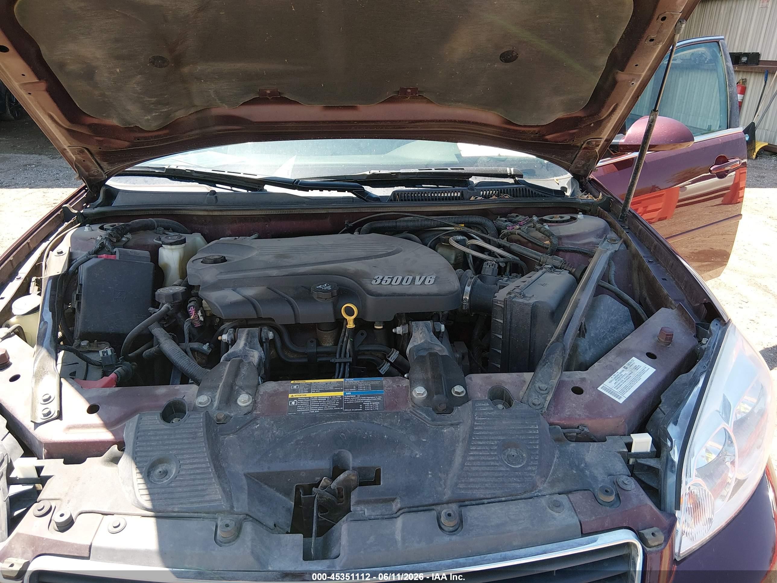 2007 Chevrolet Impala Lt Purple vin: 2G1WT58KX79241125