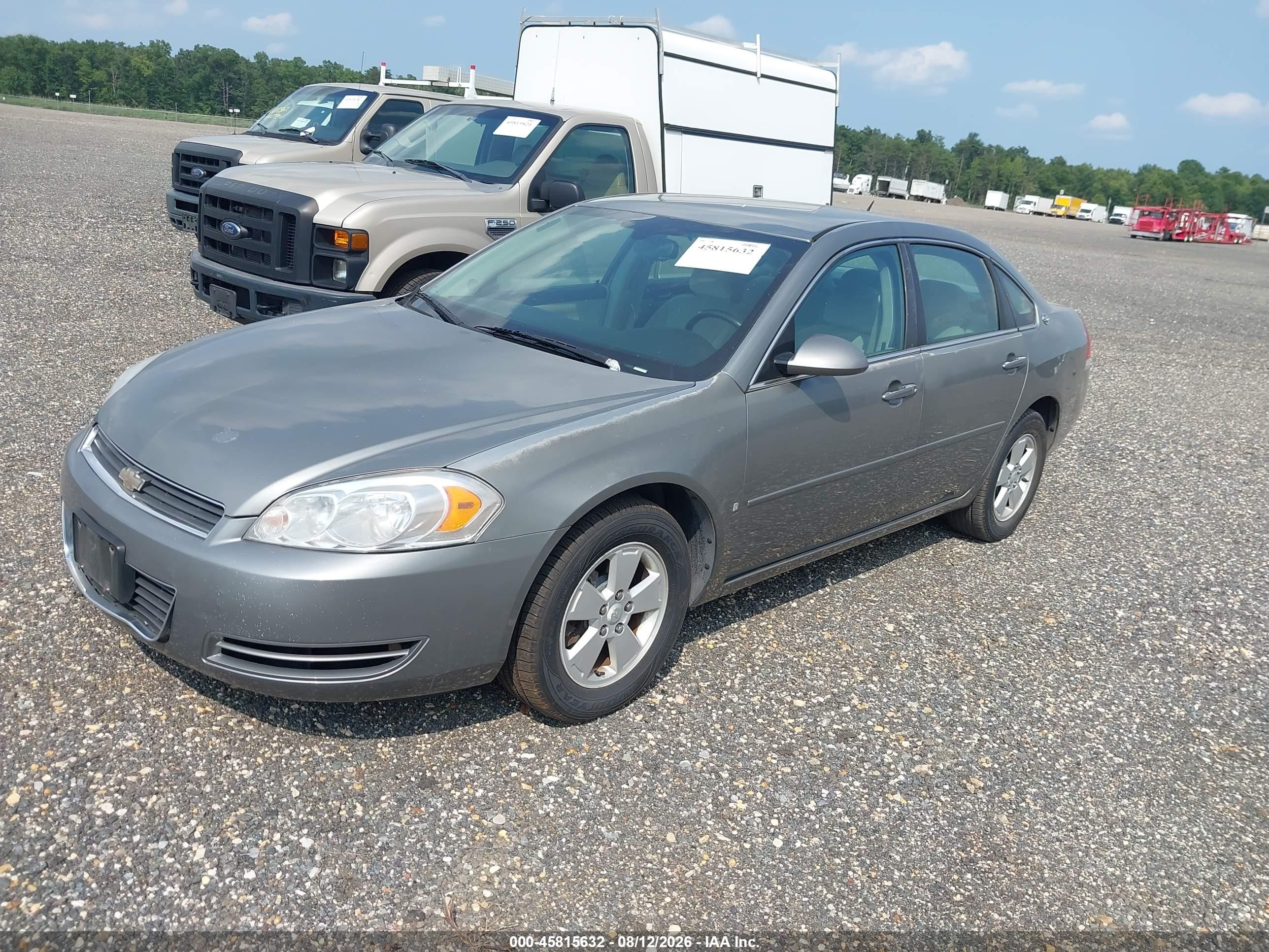 2007 Chevrolet Impala 3.5l Lt Gray vin: 2G1WT58KX79409801