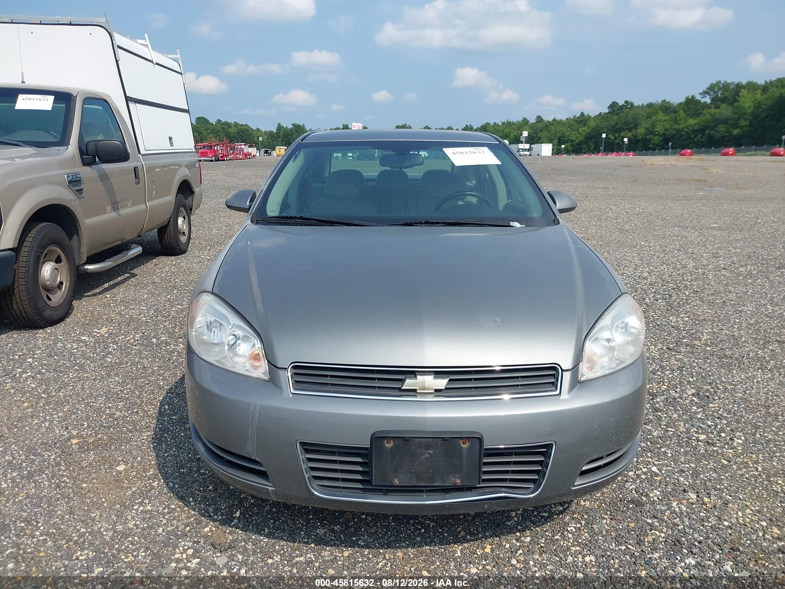 2007 Chevrolet Impala 3.5l Lt Gray vin: 2G1WT58KX79409801