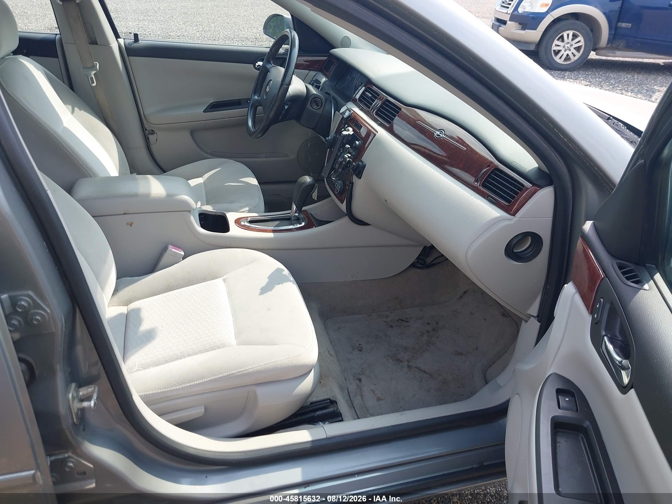 2007 Chevrolet Impala 3.5l Lt Gray vin: 2G1WT58KX79409801