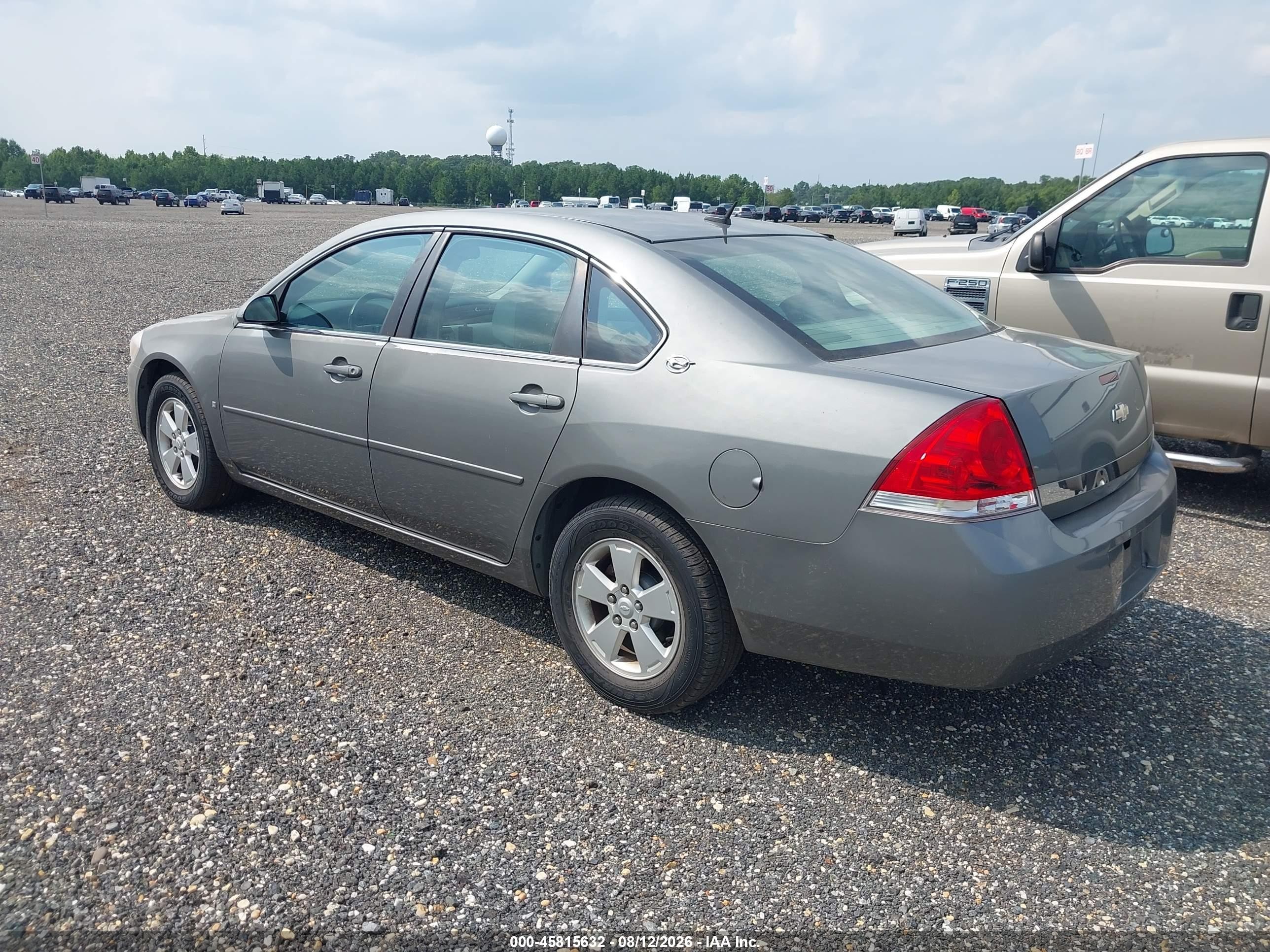 2007 Chevrolet Impala 3.5l Lt Gray vin: 2G1WT58KX79409801