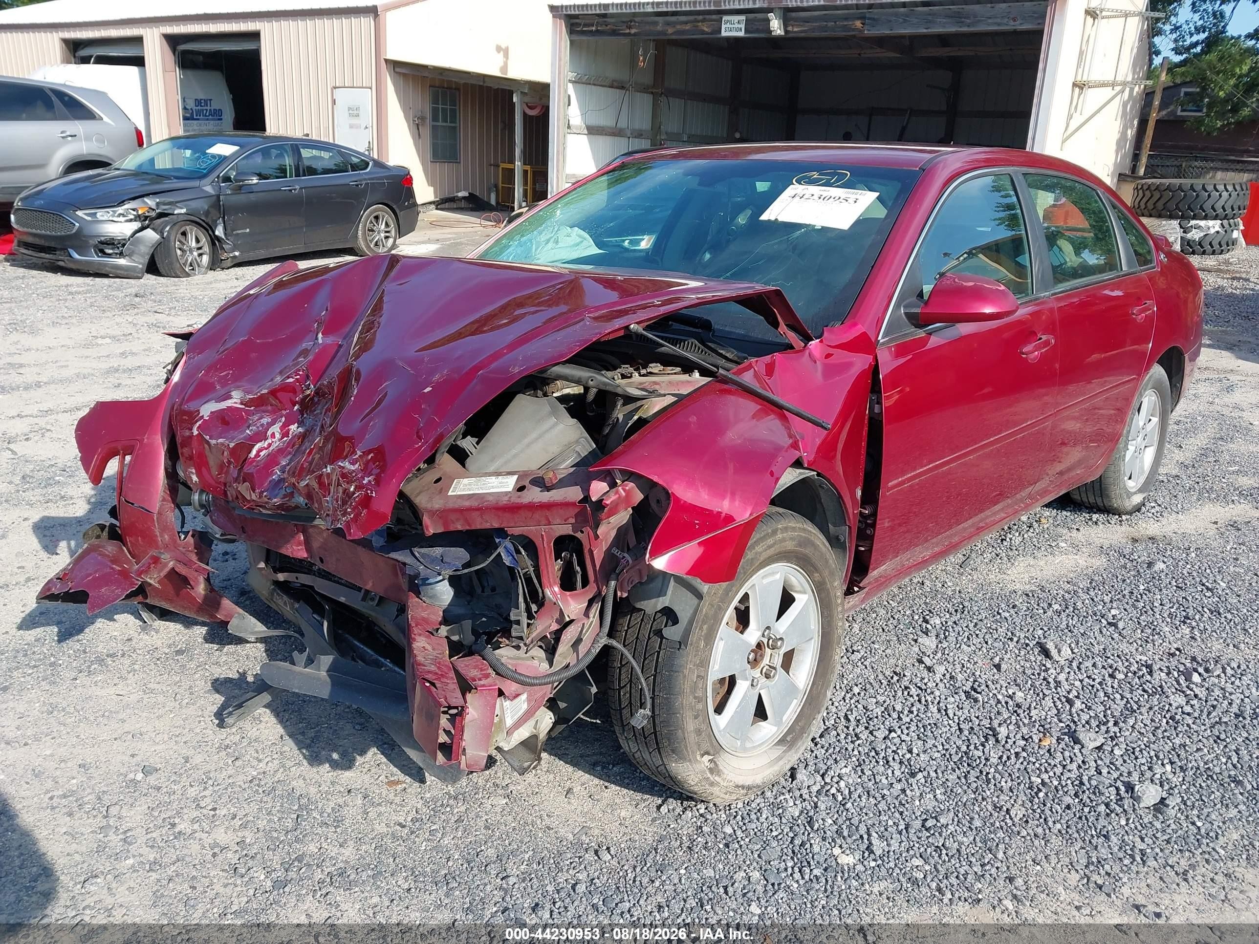 2008 Chevrolet Impala Lt Красный vin: 2G1WT58KX81232523