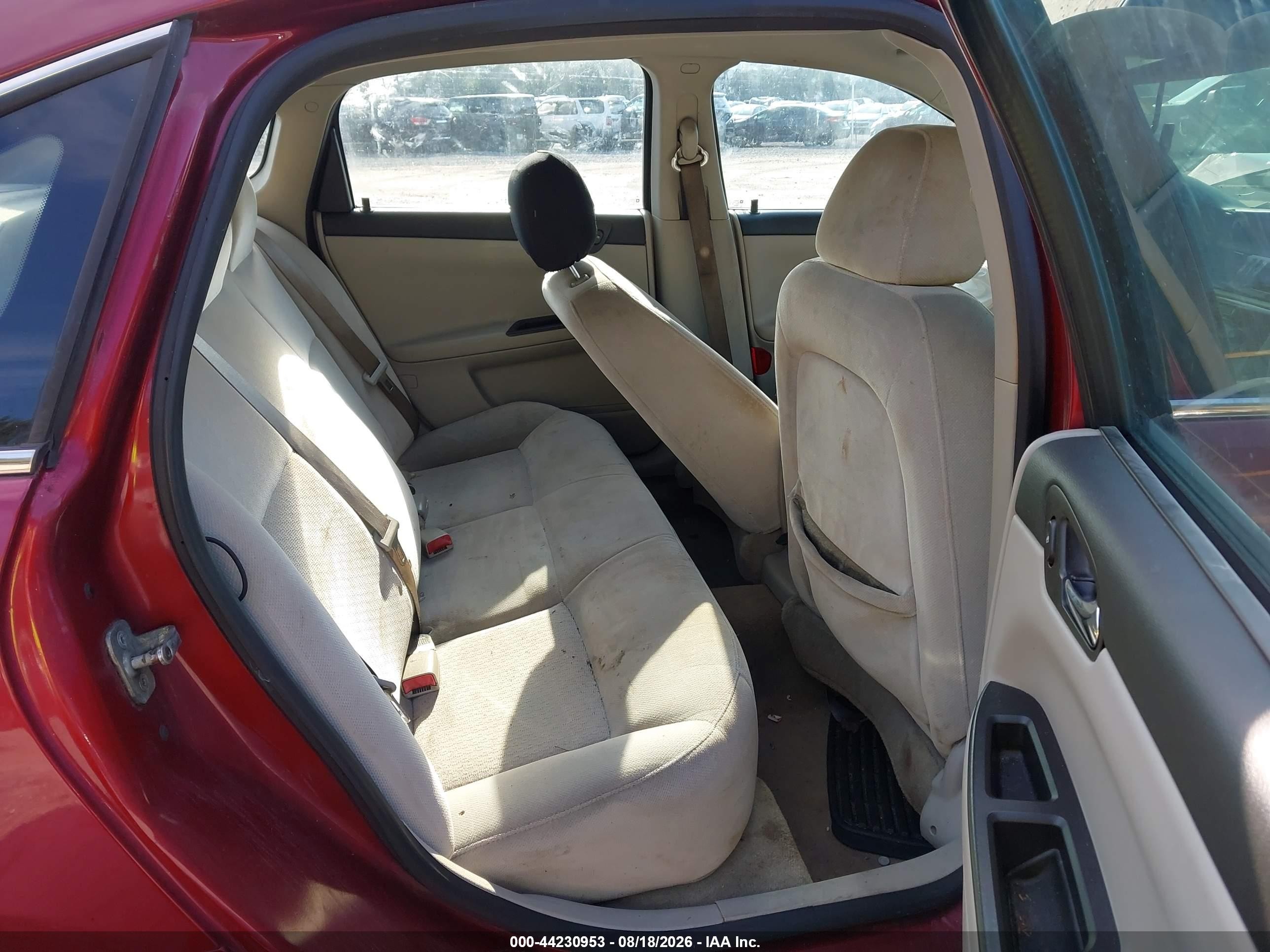 2008 Chevrolet Impala Lt Красный vin: 2G1WT58KX81232523