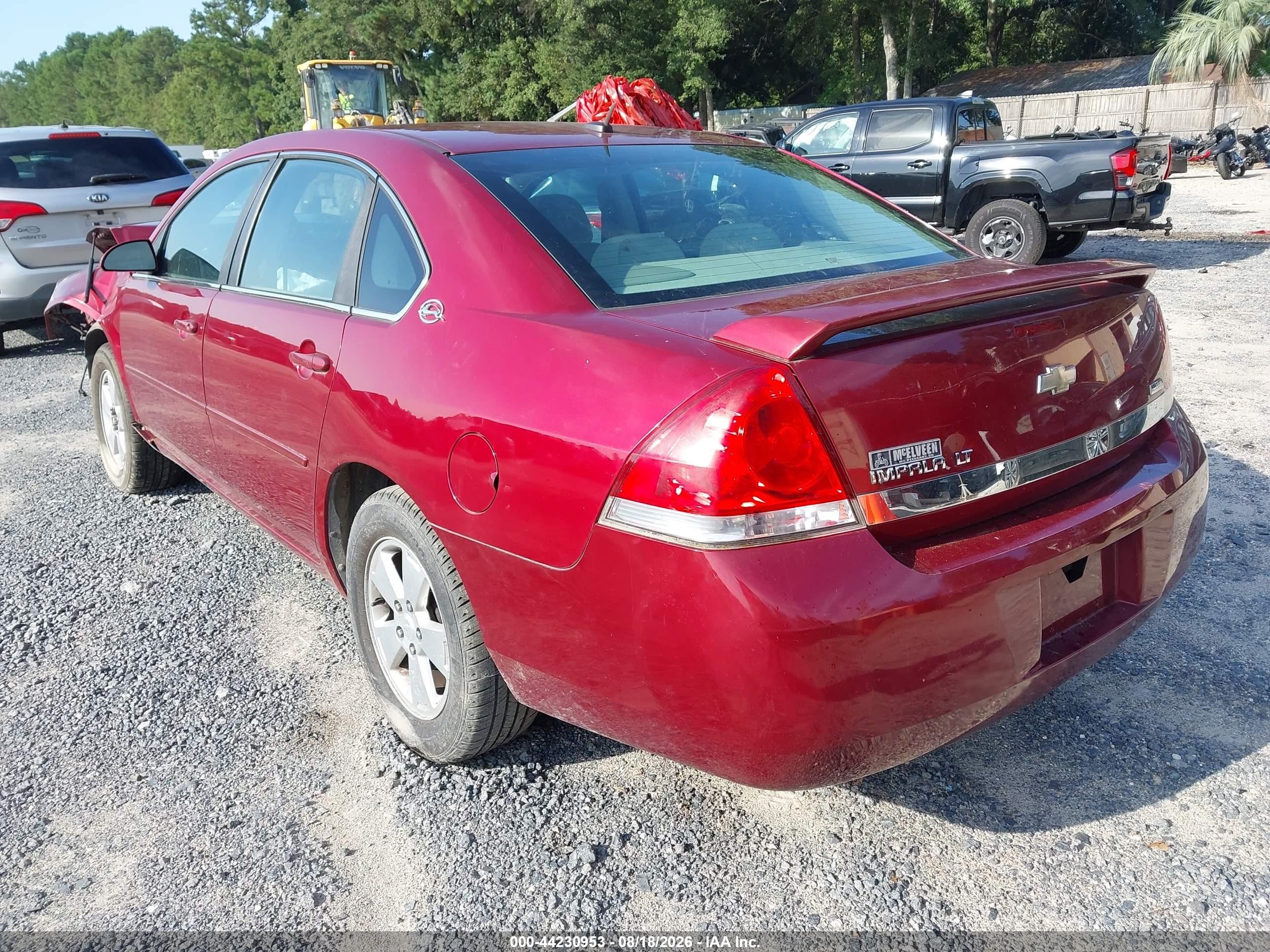 2008 Chevrolet Impala Lt Красный vin: 2G1WT58KX81232523