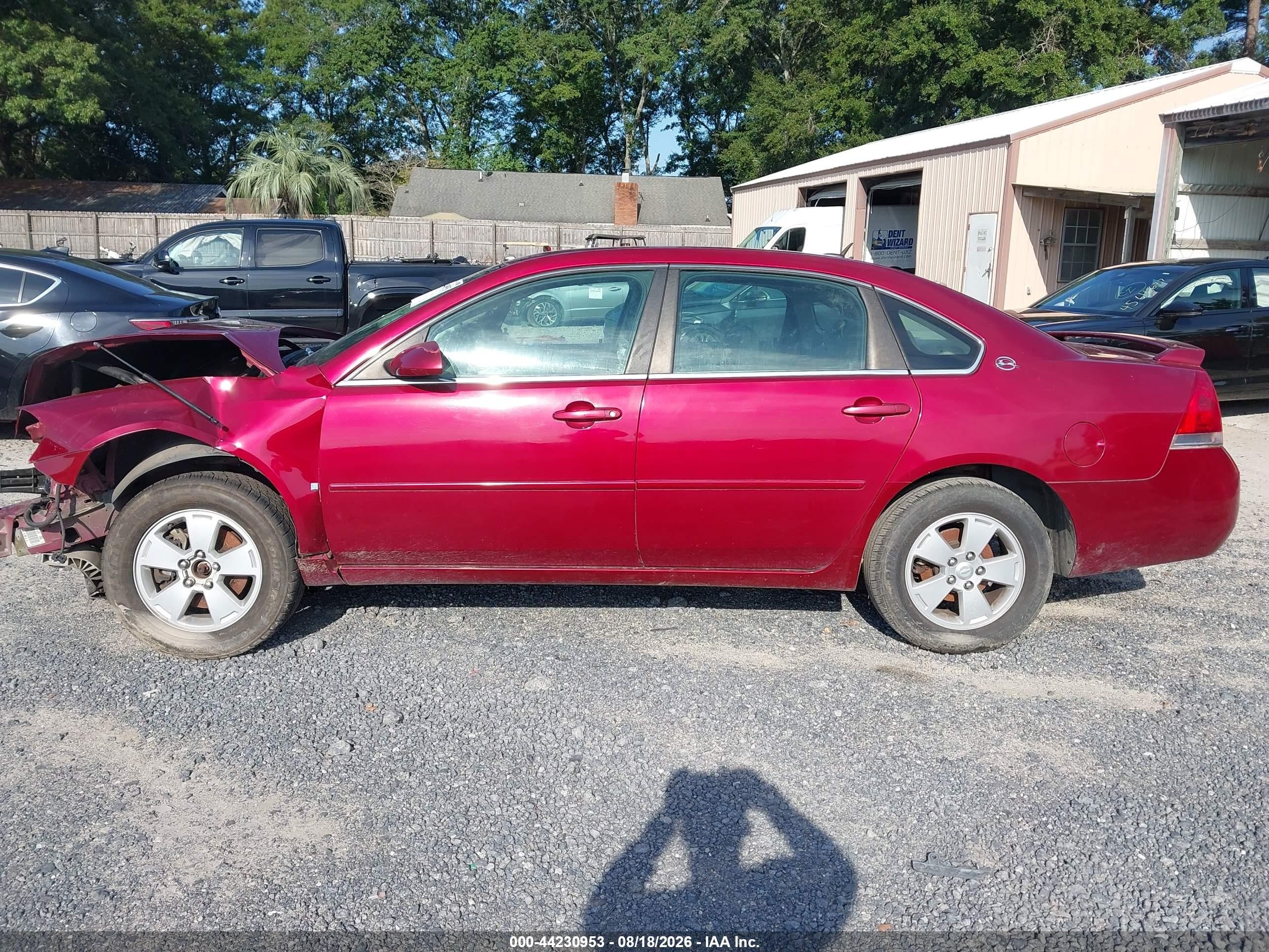2008 Chevrolet Impala Lt Красный vin: 2G1WT58KX81232523