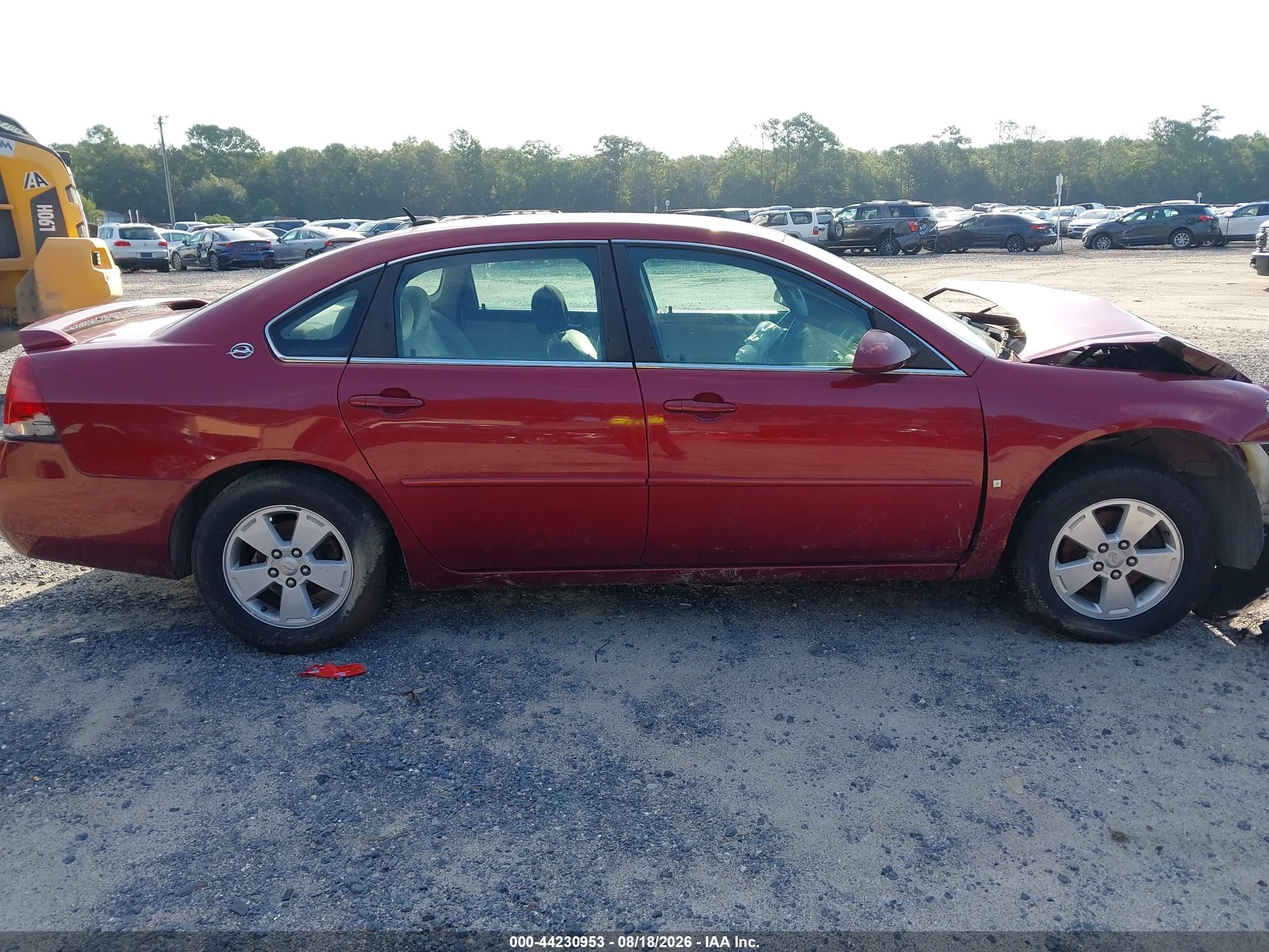 2008 Chevrolet Impala Lt Красный vin: 2G1WT58KX81232523