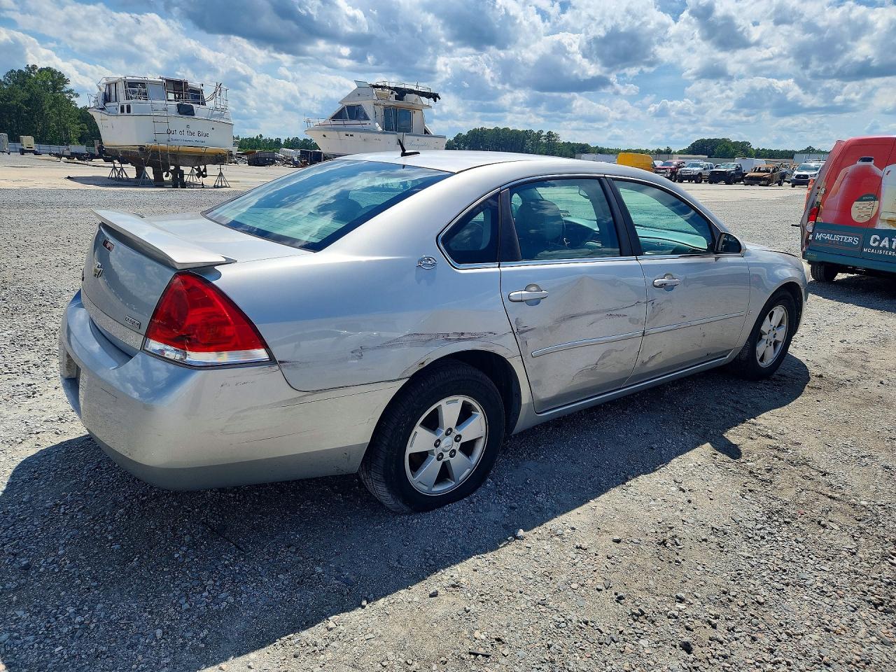 2008 Chevrolet Impala Lt Silver vin: 2G1WT58KX81276036