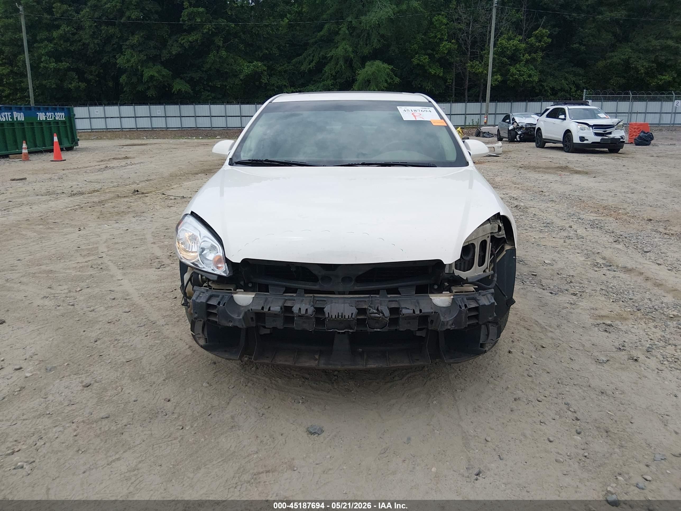 2008 Chevrolet Impala Lt White vin: 2G1WT58KX89140751