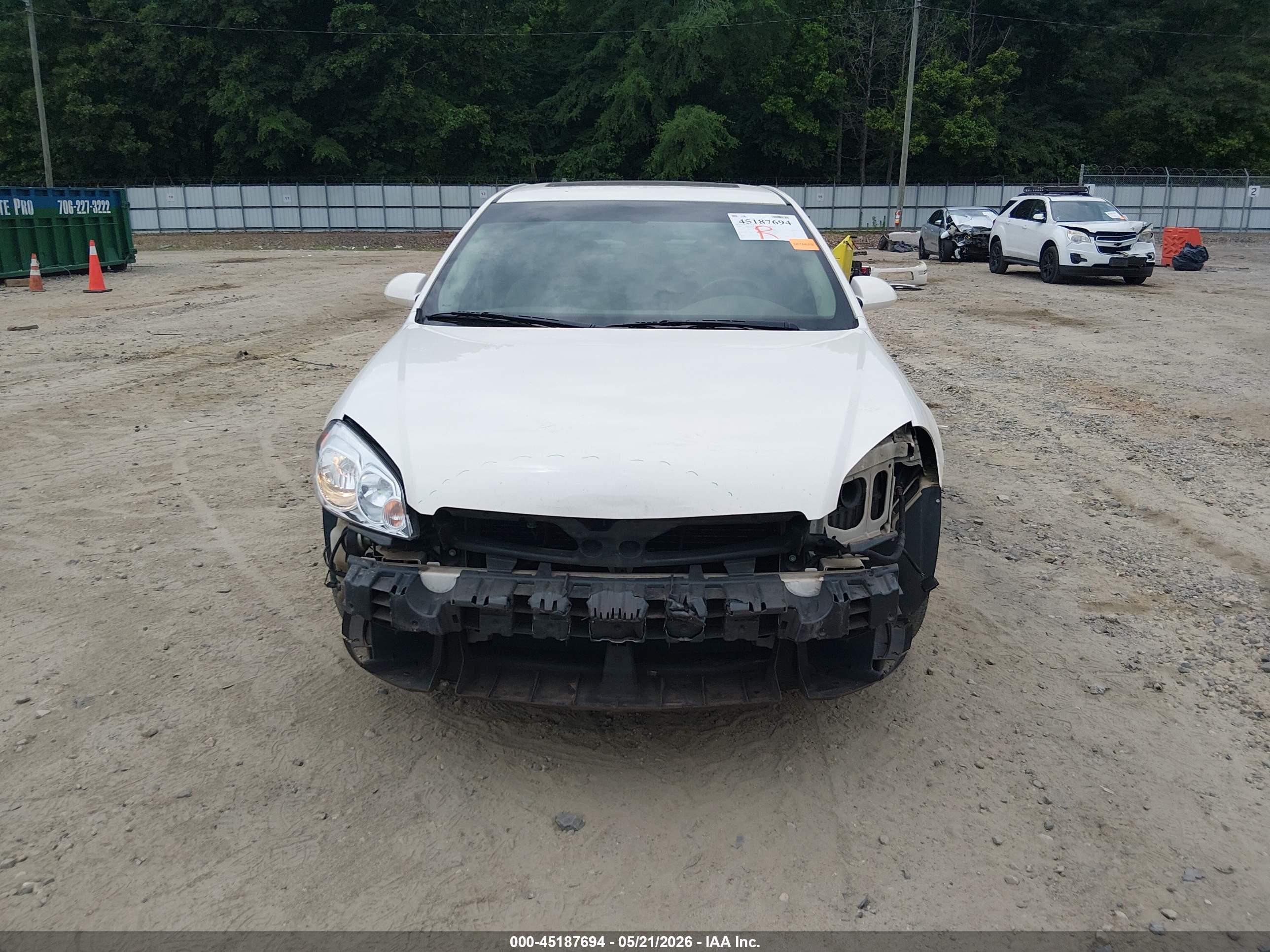 2008 Chevrolet Impala Lt White vin: 2G1WT58KX89140751