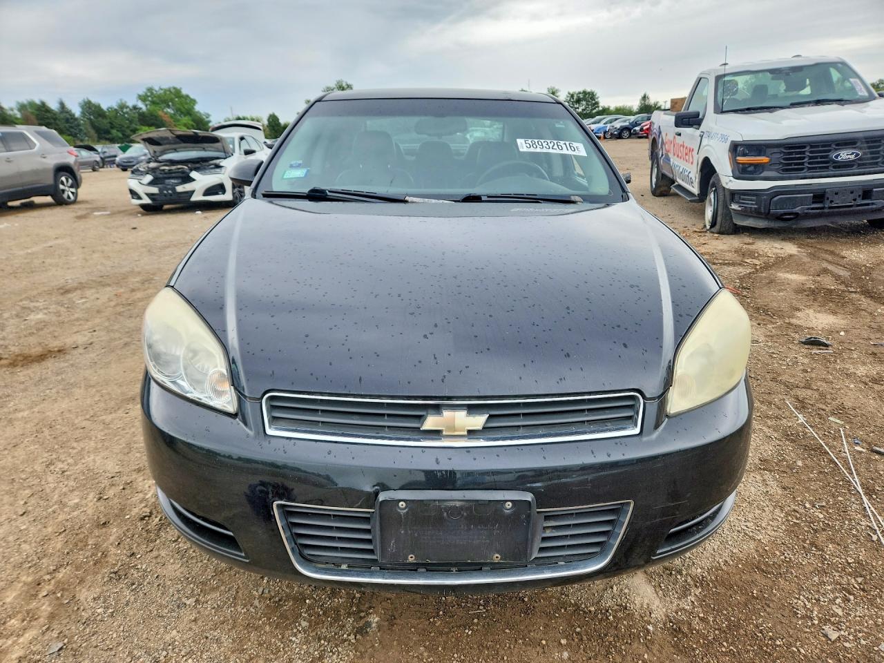 2008 Chevrolet Impala Lt Black vin: 2G1WT58KX89165391