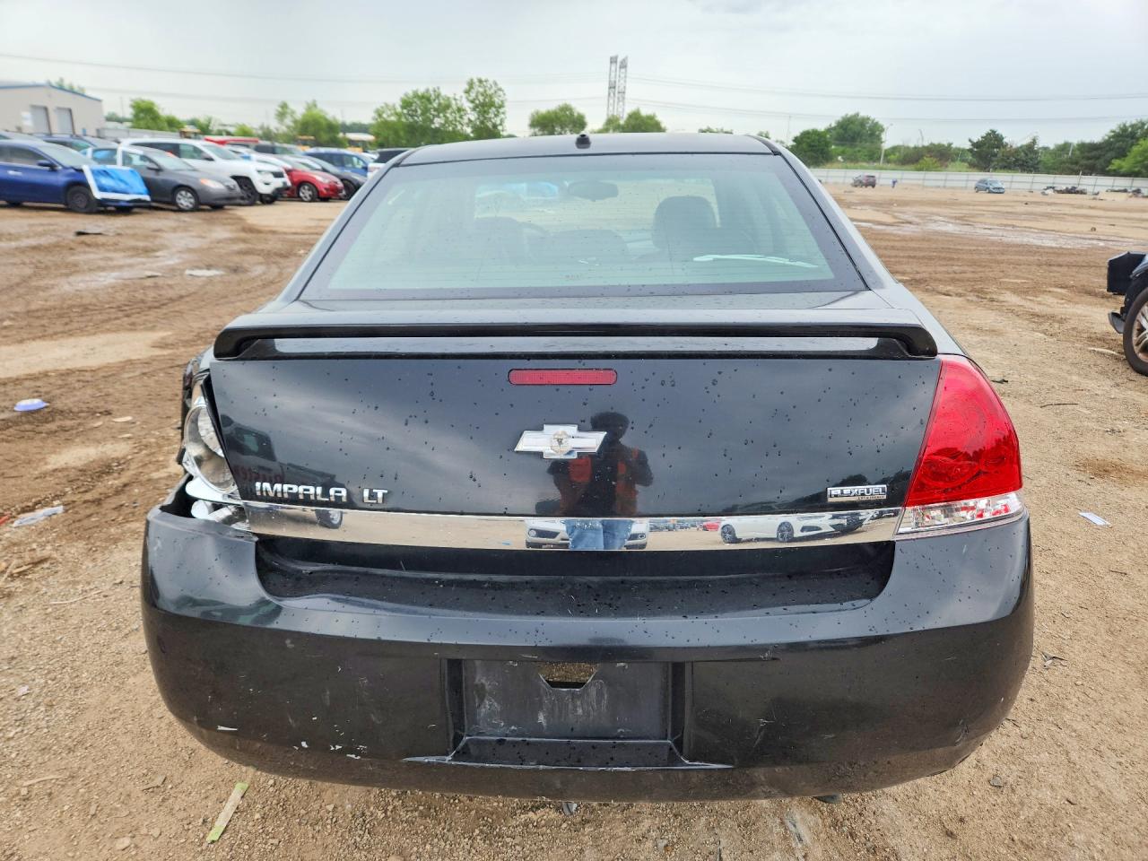 2008 Chevrolet Impala Lt Black vin: 2G1WT58KX89165391