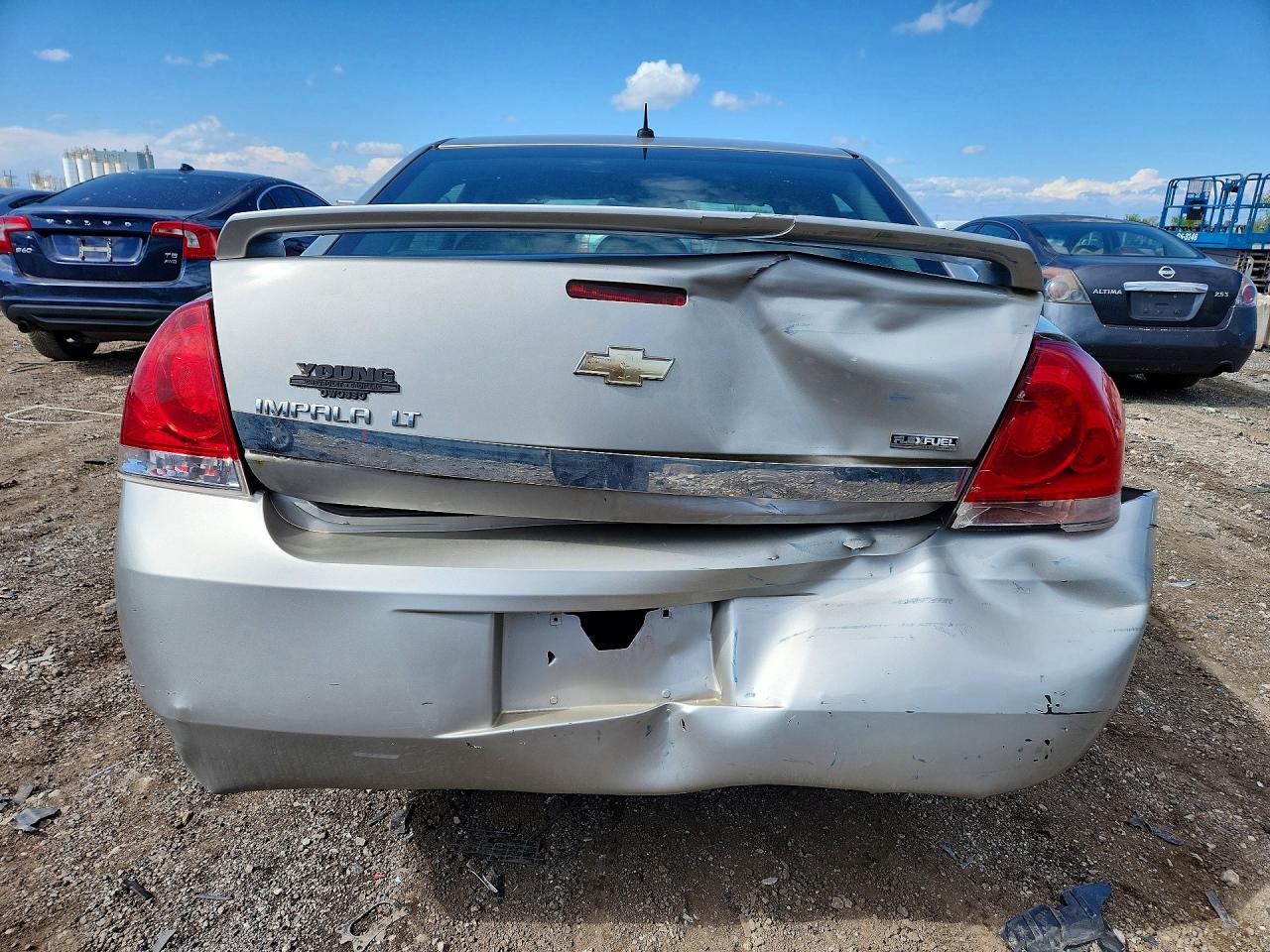 2008 Chevrolet Impala Lt Silver vin: 2G1WT58KX89230370