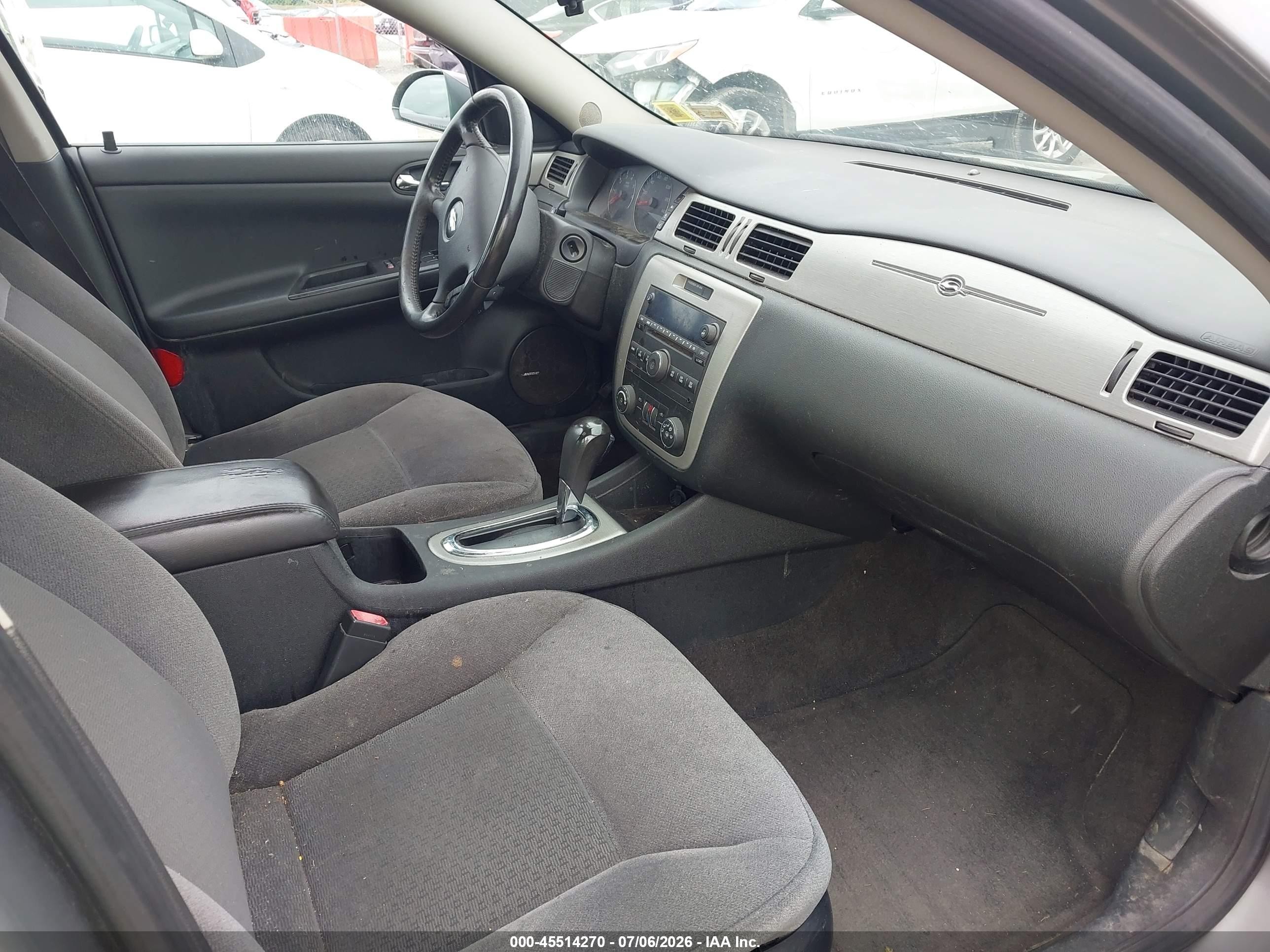 2007 Chevrolet Impala 3.5l Lt Silver vin: 2G1WT58N079133655