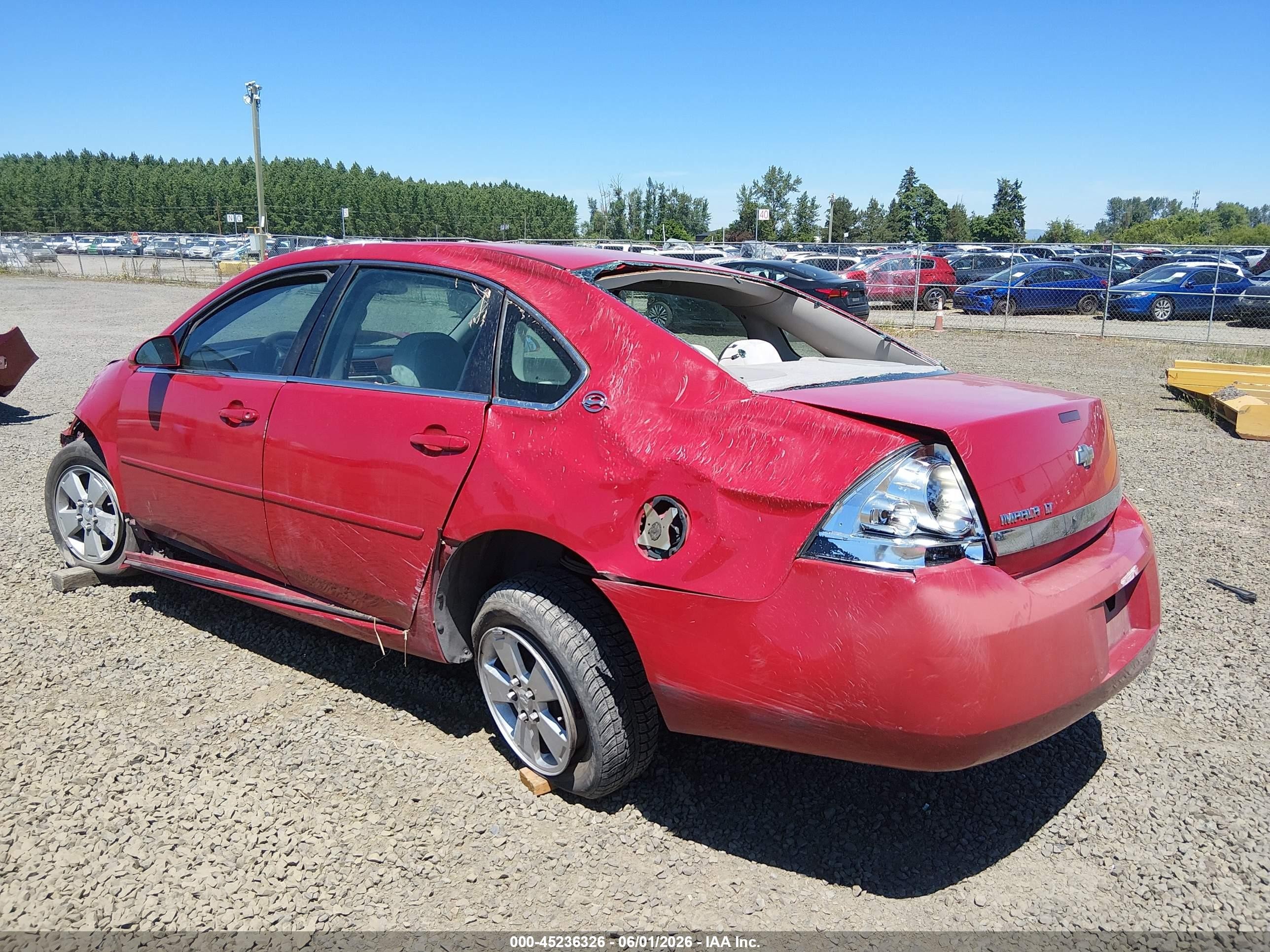 2008 Chevrolet Impala Lt Красный vin: 2G1WT58N089163076