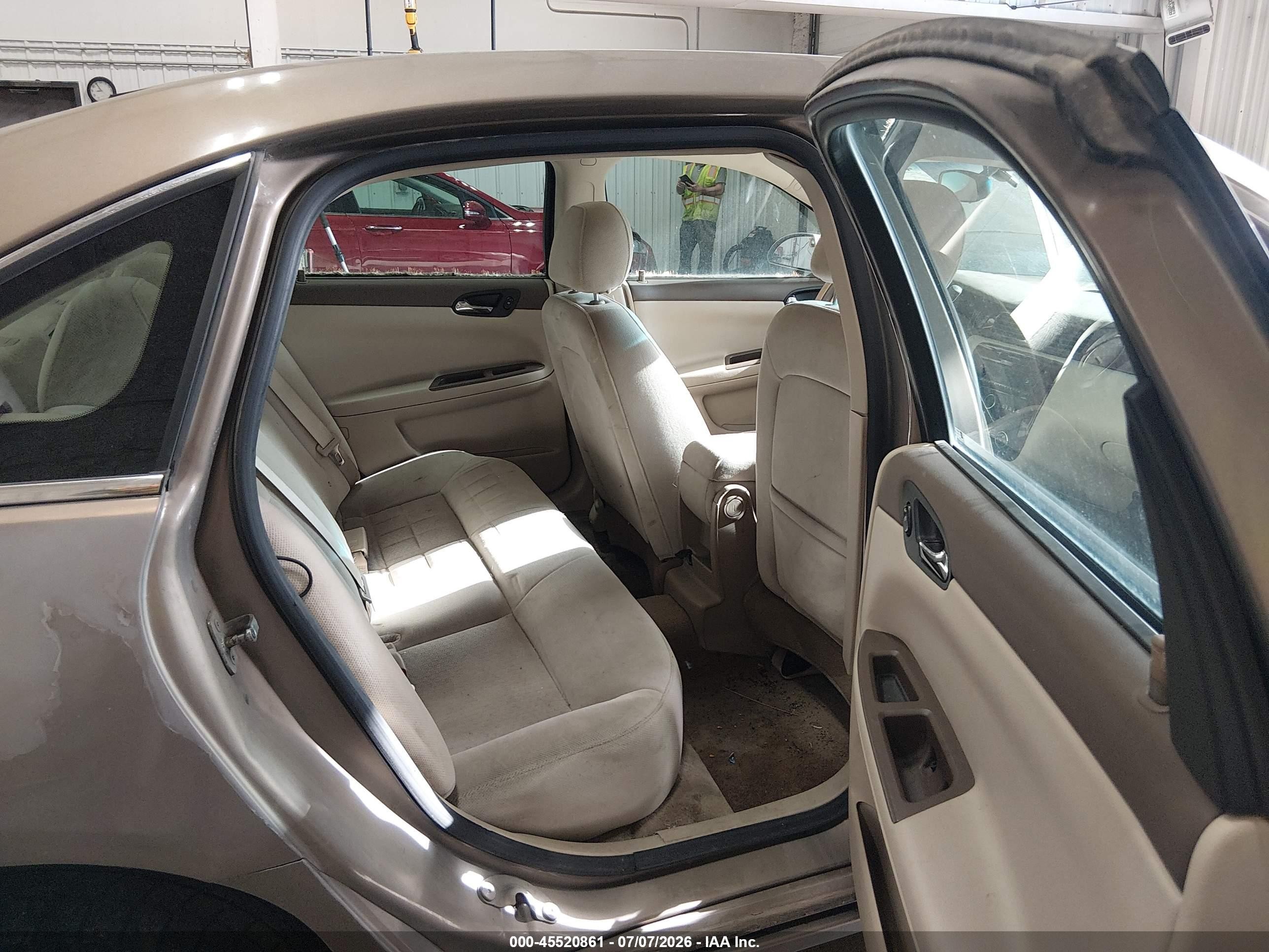 2007 Chevrolet Impala 3.5l Lt Tan vin: 2G1WT58N179326106