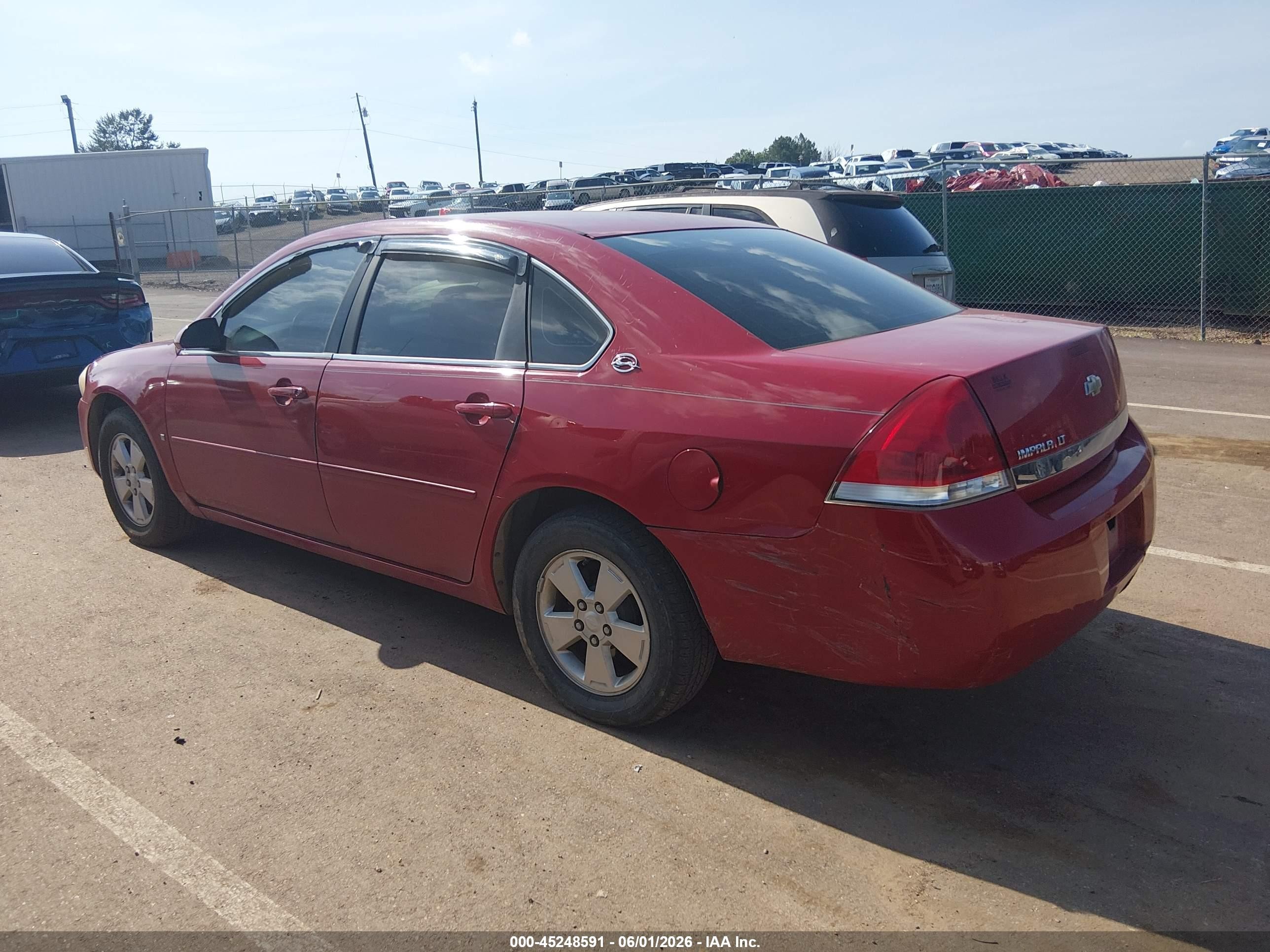 2008 Chevrolet Impala Lt Красный vin: 2G1WT58N189100861