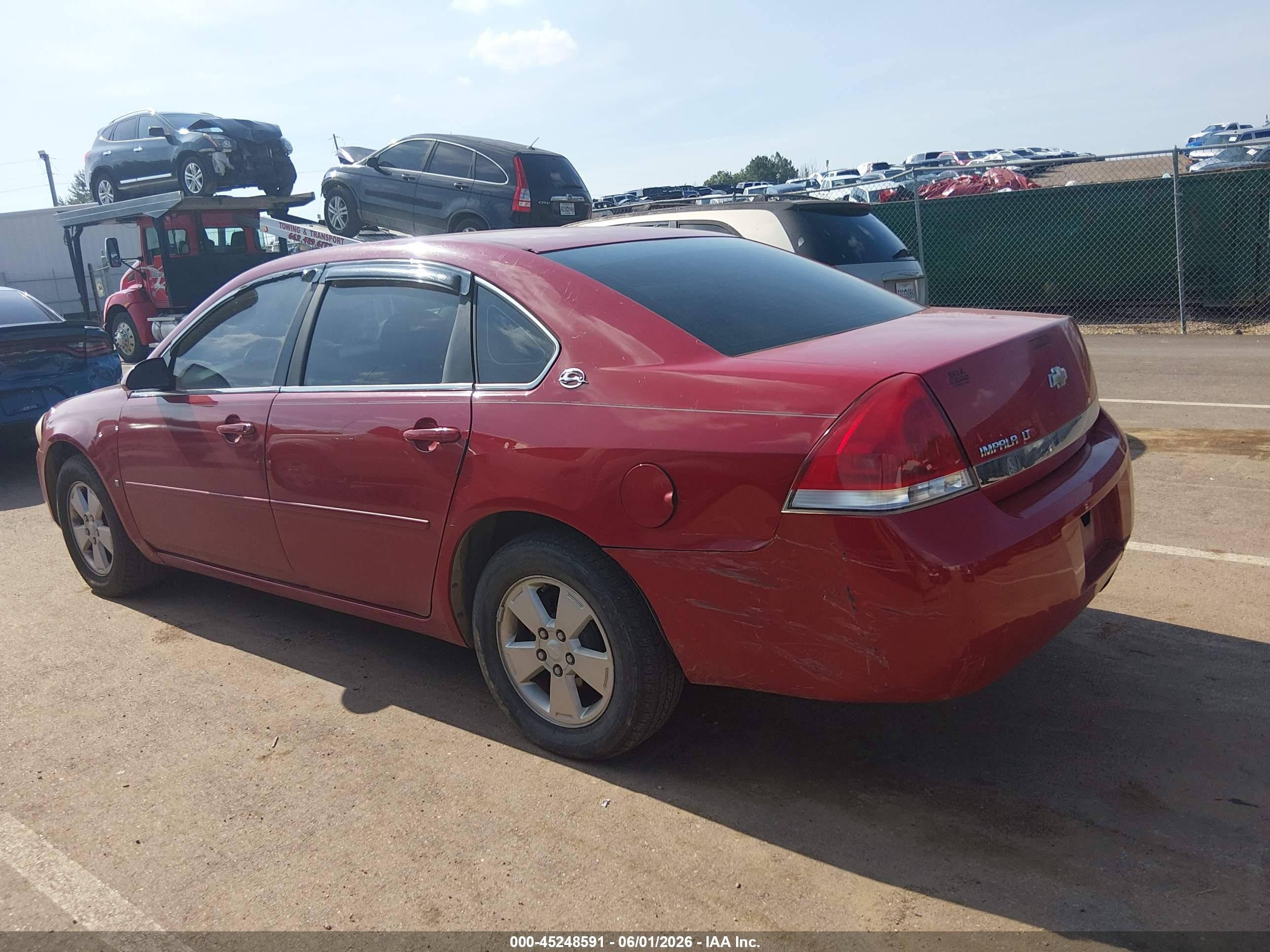 2008 Chevrolet Impala Lt Красный vin: 2G1WT58N189100861