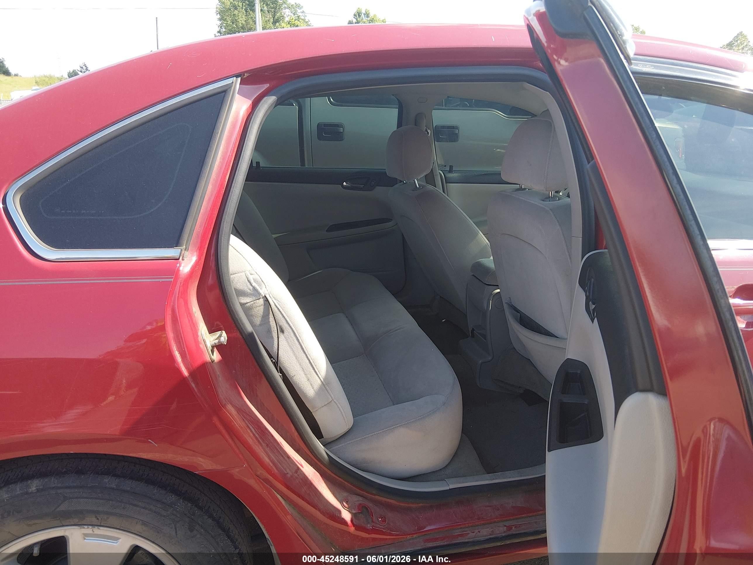 2008 Chevrolet Impala Lt Красный vin: 2G1WT58N189100861