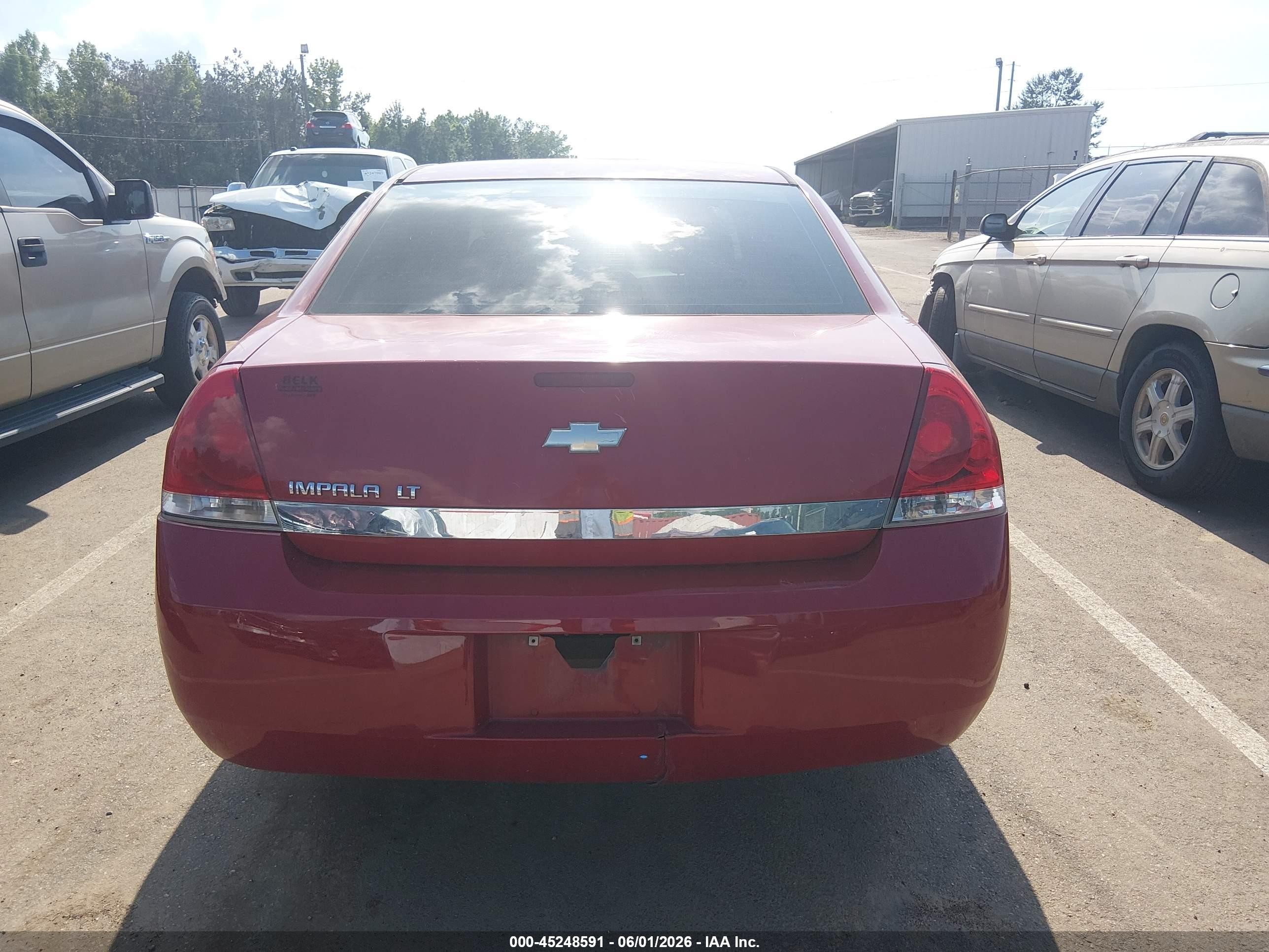 2008 Chevrolet Impala Lt Красный vin: 2G1WT58N189100861