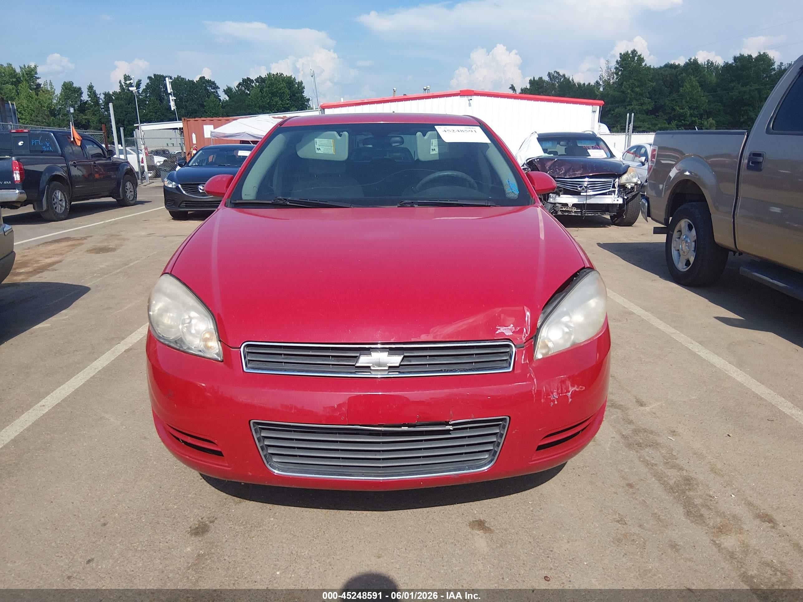 2008 Chevrolet Impala Lt Красный vin: 2G1WT58N189100861