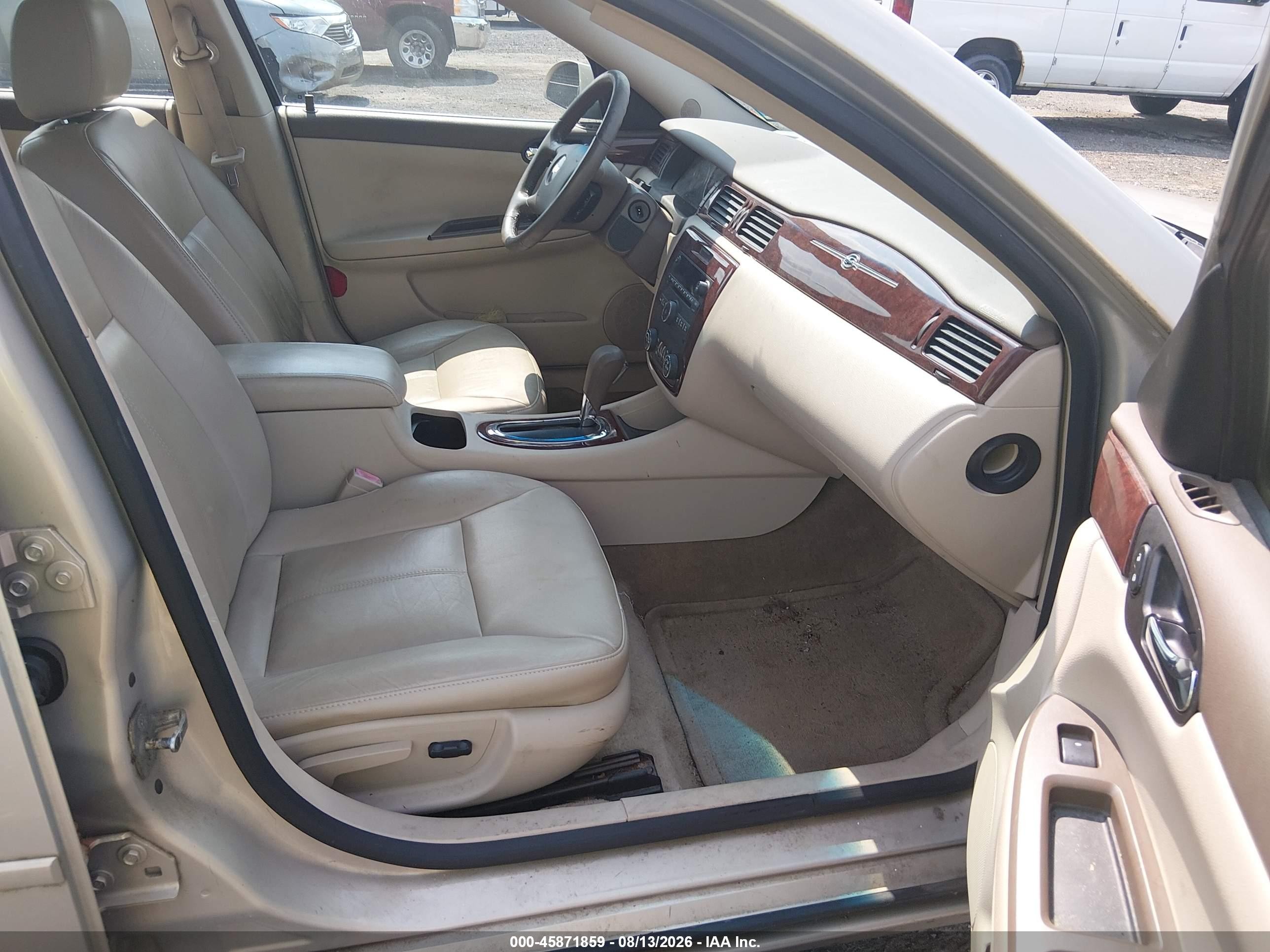 2008 Chevrolet Impala Lt Золотой vin: 2G1WT58N189230803