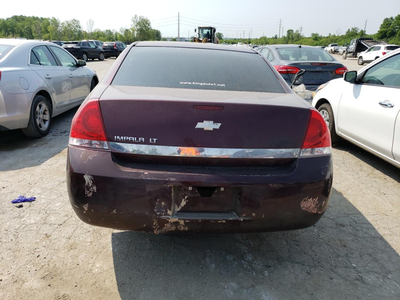 2007 Chevrolet Impala Lt Burgundy vin: 2G1WT58N279268524