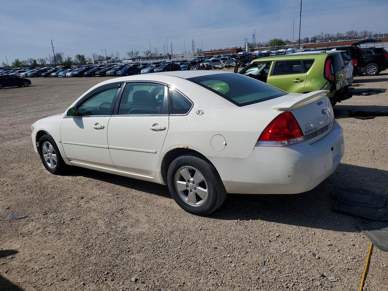 2007 Chevrolet Impala Lt White vin: 2G1WT58N279326163