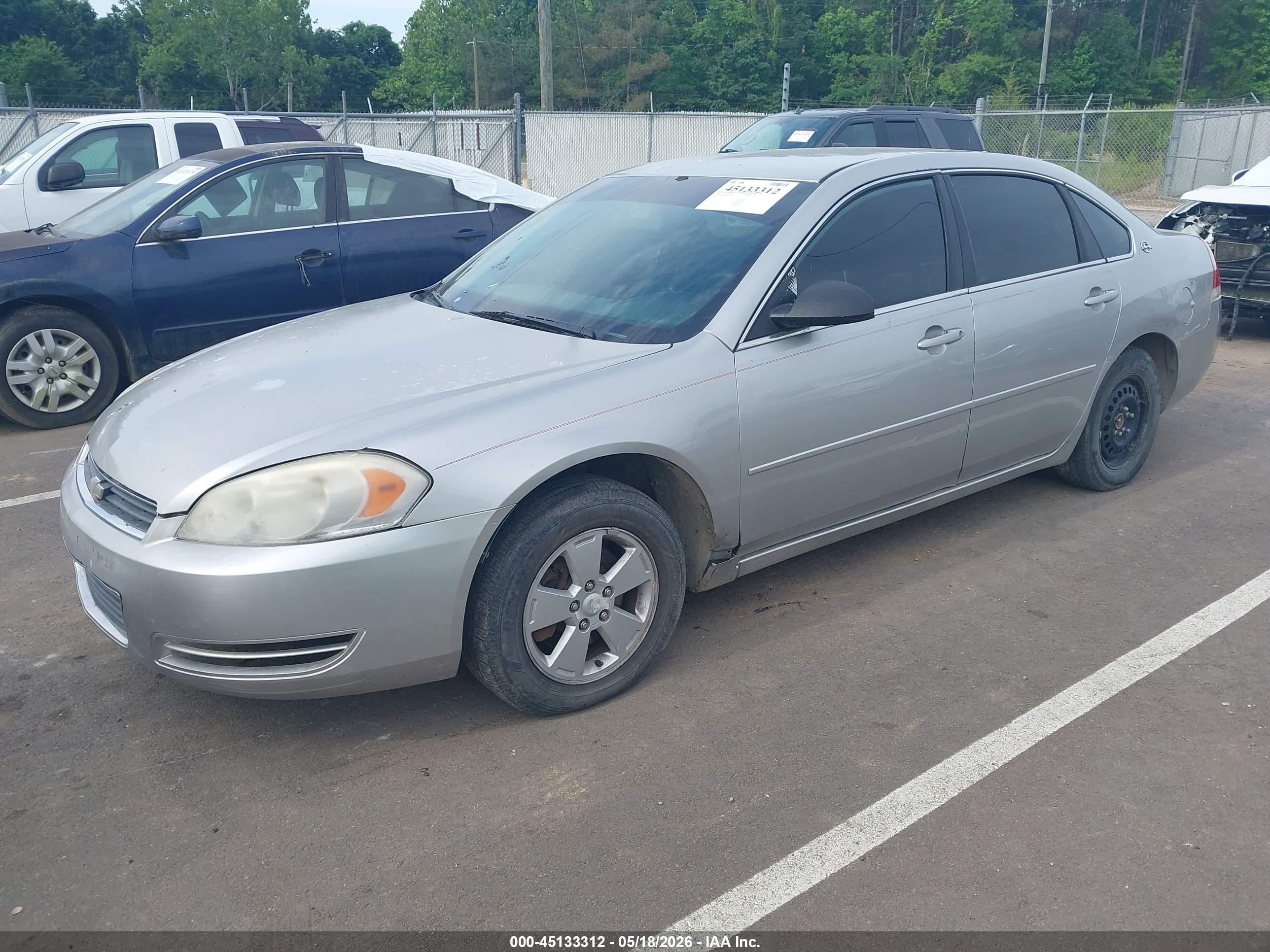 2008 Chevrolet Impala Lt Silver vin: 2G1WT58N289114171