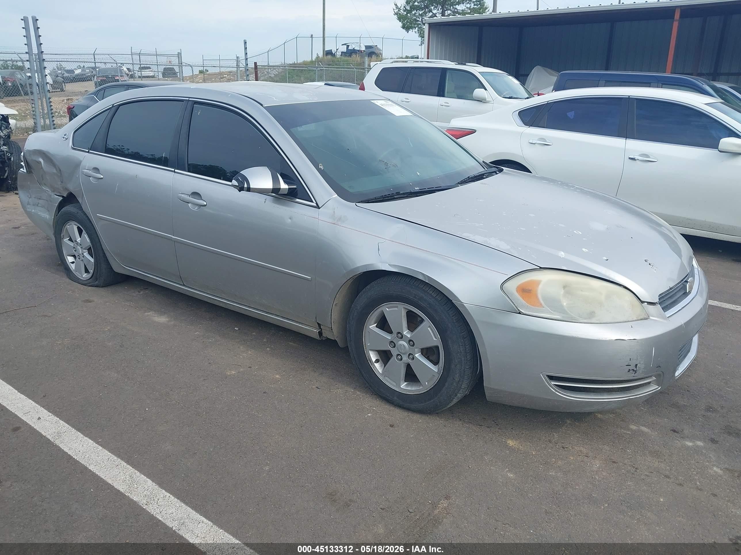 2008 Chevrolet Impala Lt Silver vin: 2G1WT58N289114171