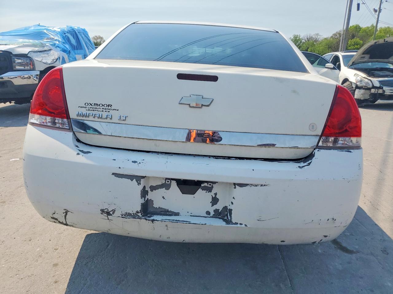 2008 Chevrolet Impala Lt White vin: 2G1WT58N289155156