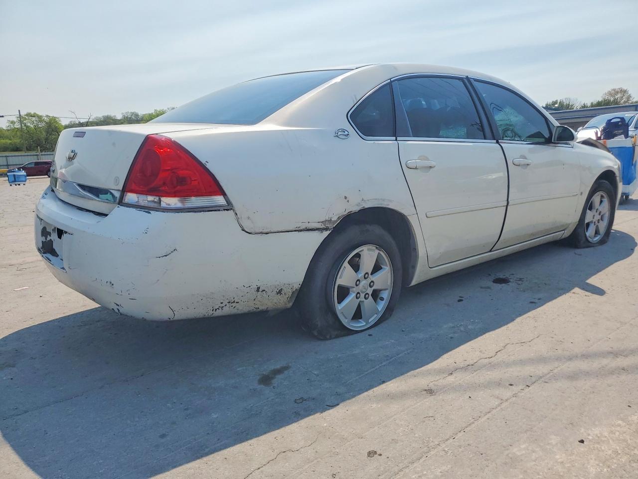 2008 Chevrolet Impala Lt White vin: 2G1WT58N289155156