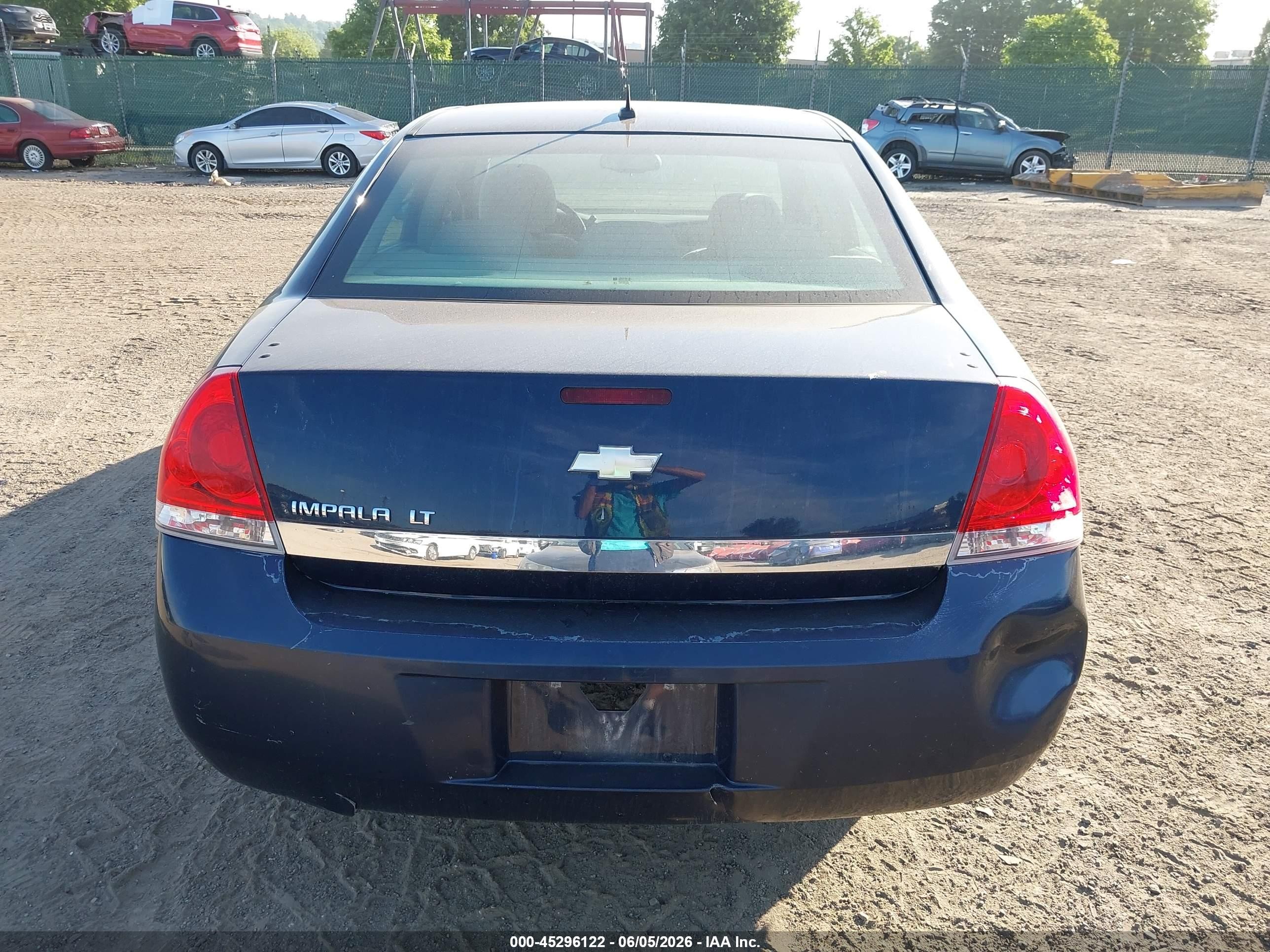 2008 Chevrolet Impala Lt Dark Blue vin: 2G1WT58N289250669
