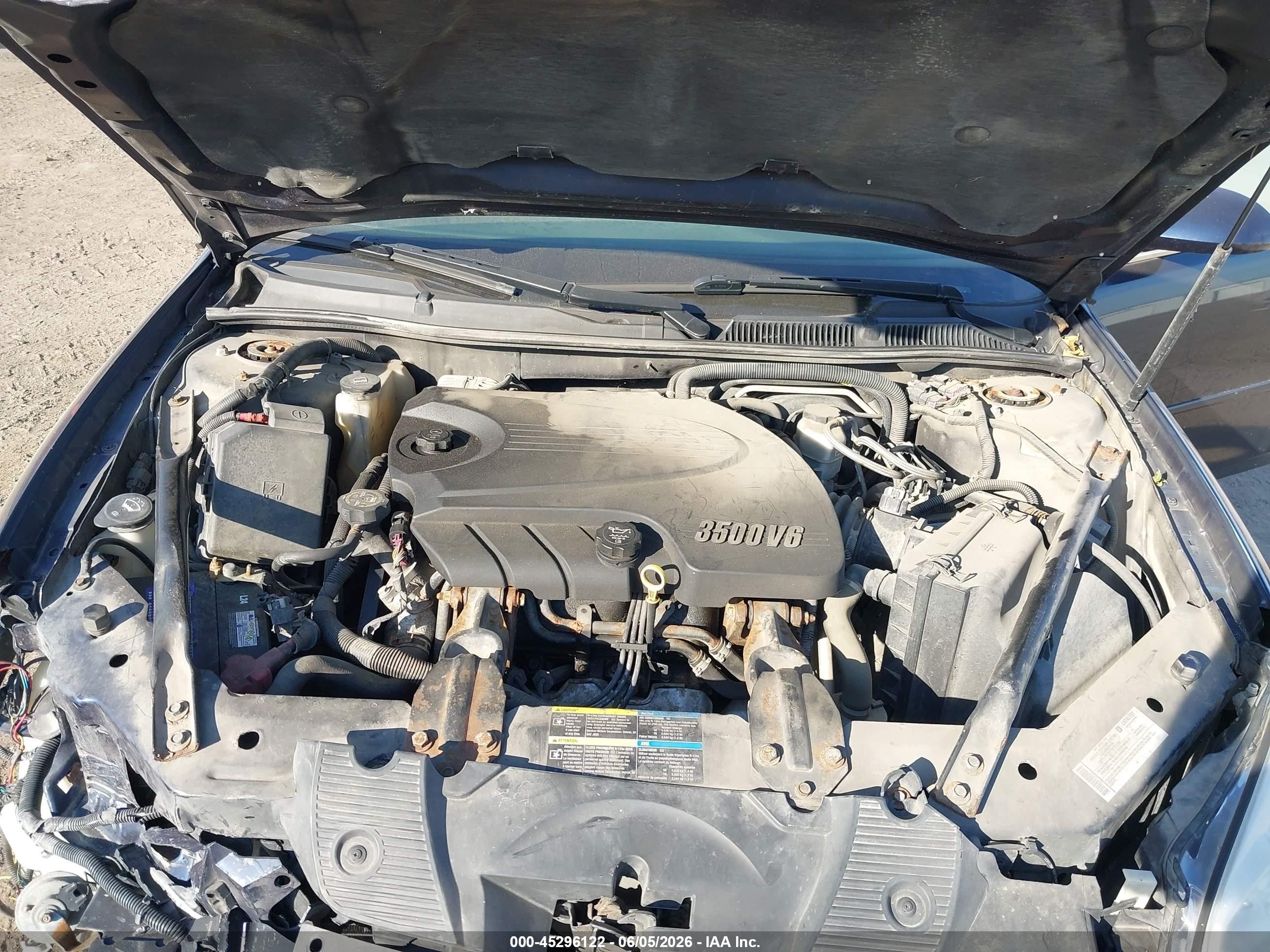 2008 Chevrolet Impala Lt Dark Blue vin: 2G1WT58N289250669