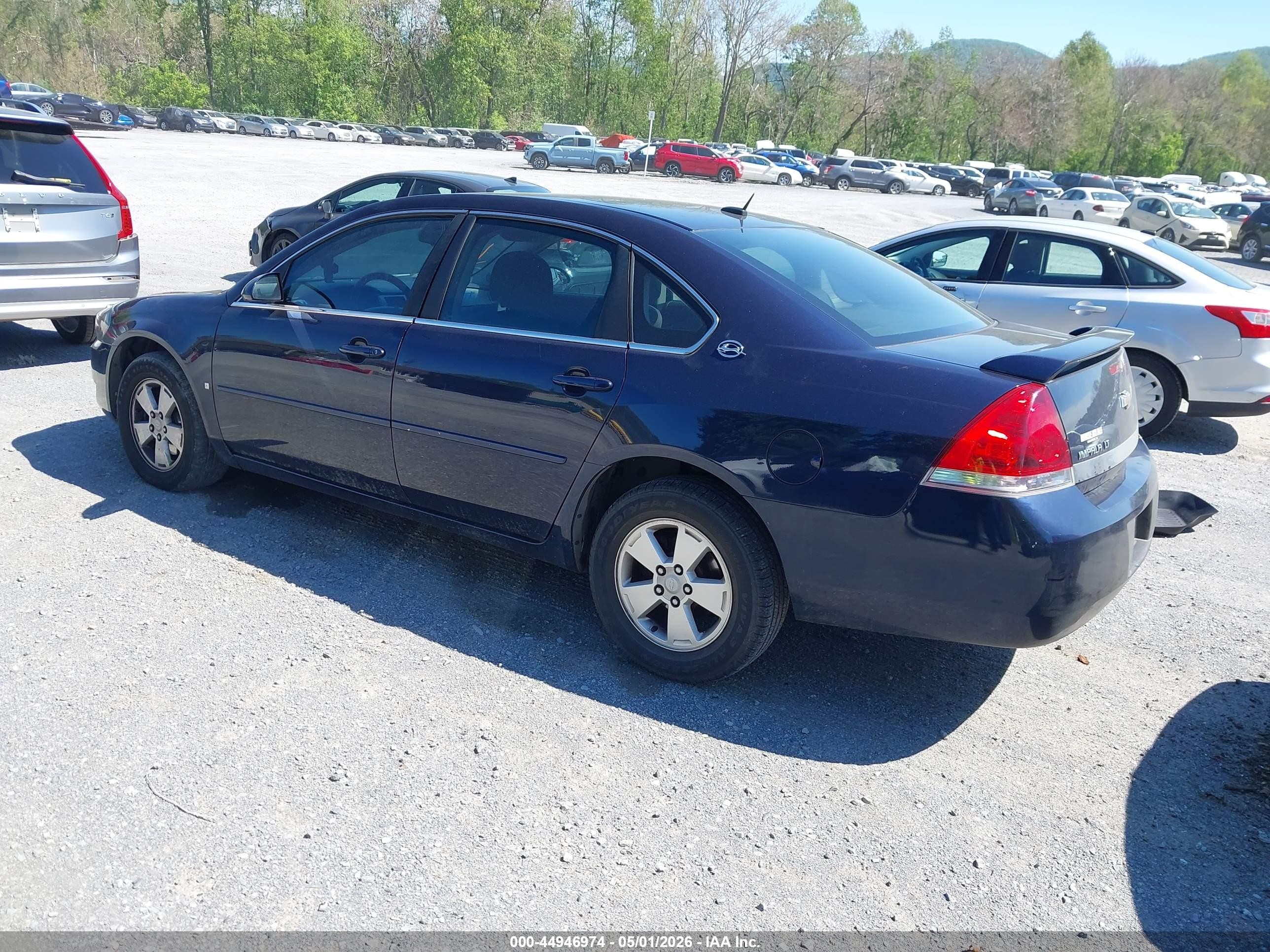 2008 Chevrolet Impala Lt Blue vin: 2G1WT58N289254060