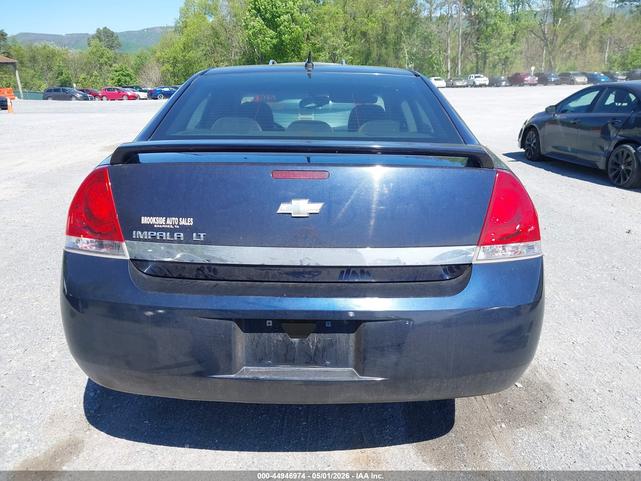2008 Chevrolet Impala Lt Blue vin: 2G1WT58N289254060