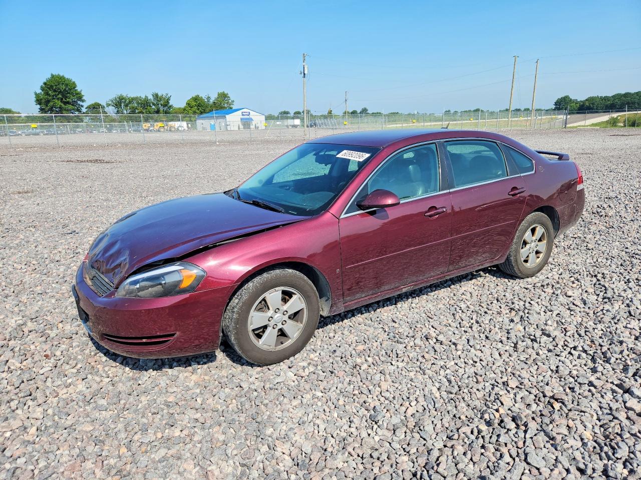 2007 Chevrolet Impala Lt Red vin: 2G1WT58N379353601