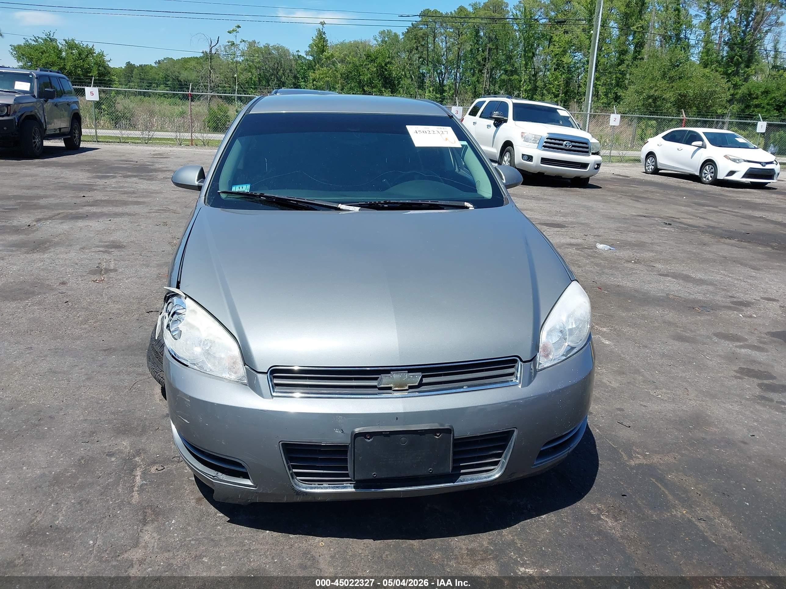2008 Chevrolet Impala Lt Gray vin: 2G1WT58N381274817