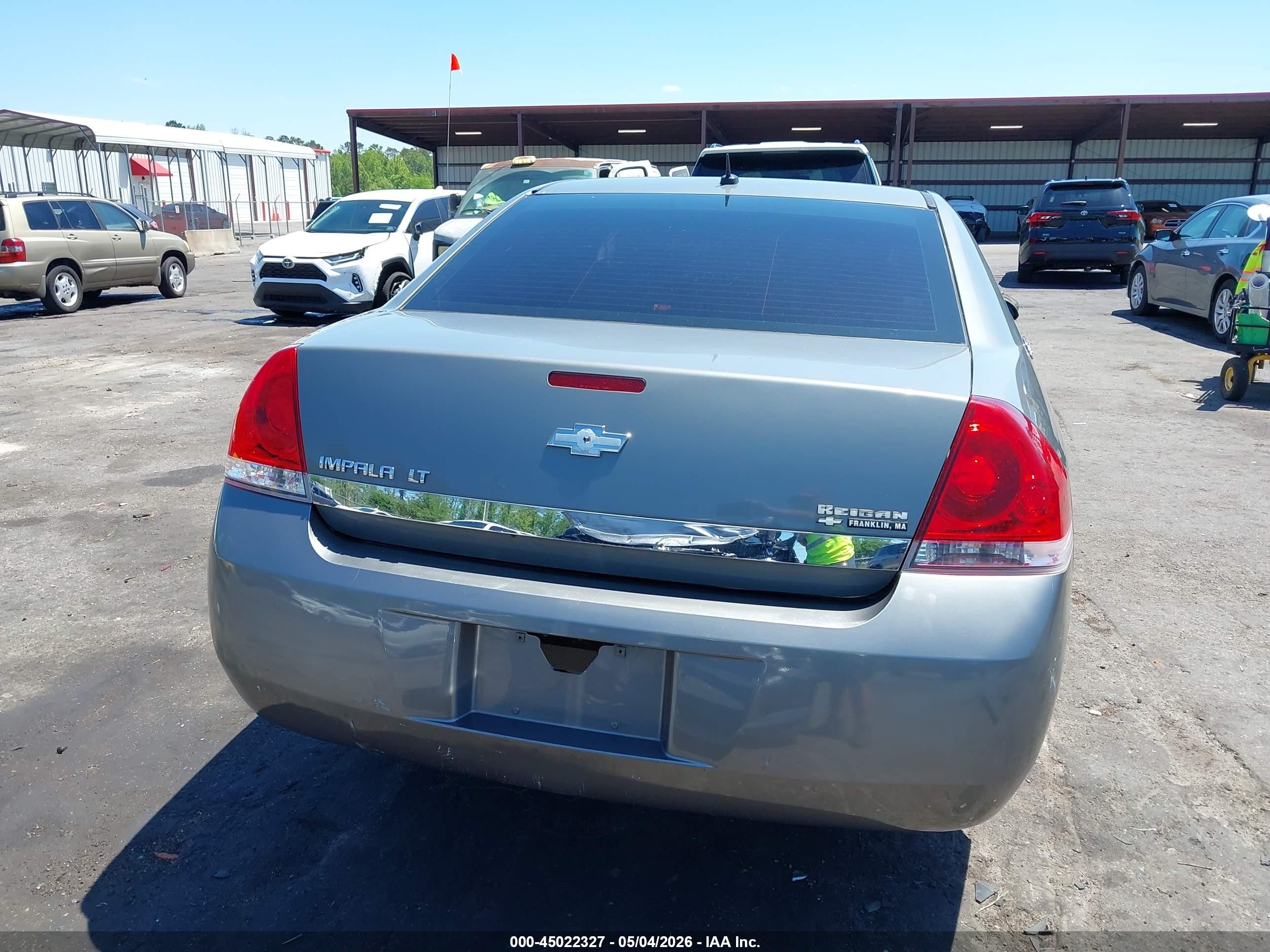 2008 Chevrolet Impala Lt Gray vin: 2G1WT58N381274817